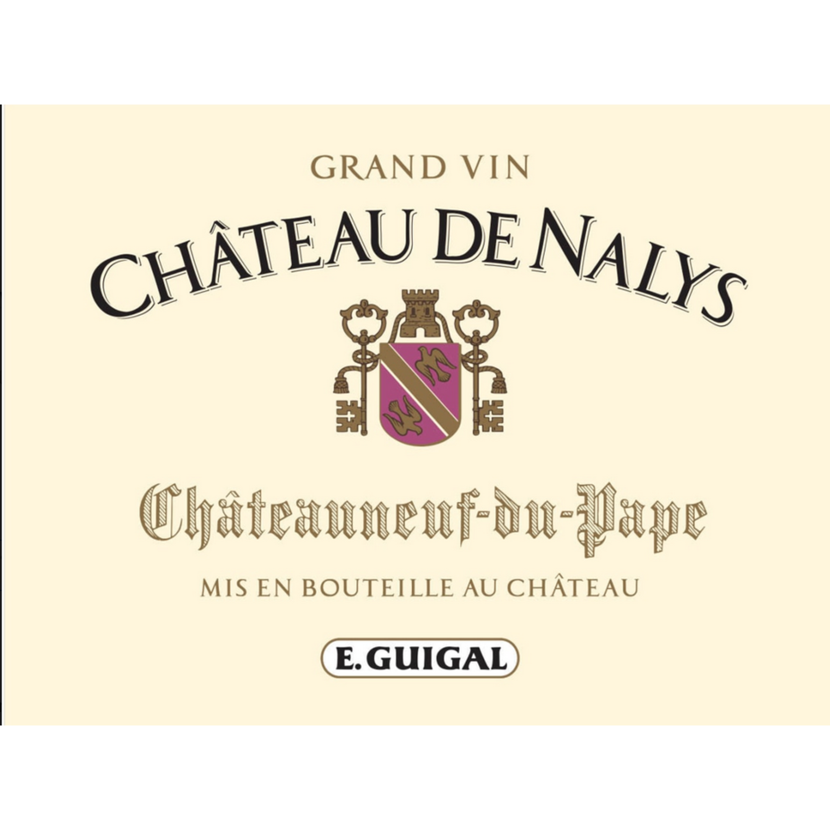 E. Guigal E. Guigal Ch De Nalys Chateauneuf-du-Pape Rouge Grand Vin 2016 Rhone, France