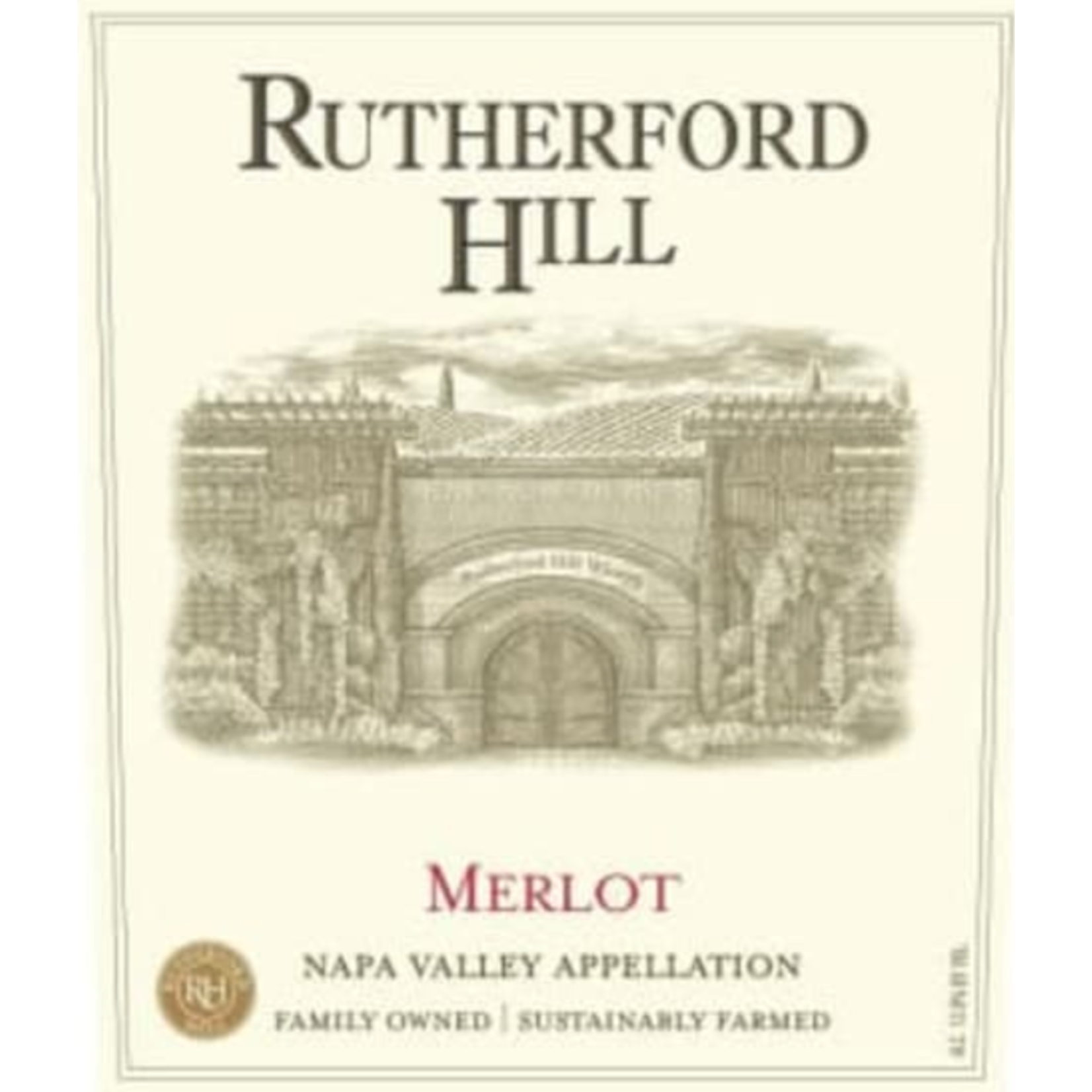 Rutherford Hills Winery Rutherford Hill Merlot 2019  Napa, California  91pts-WS