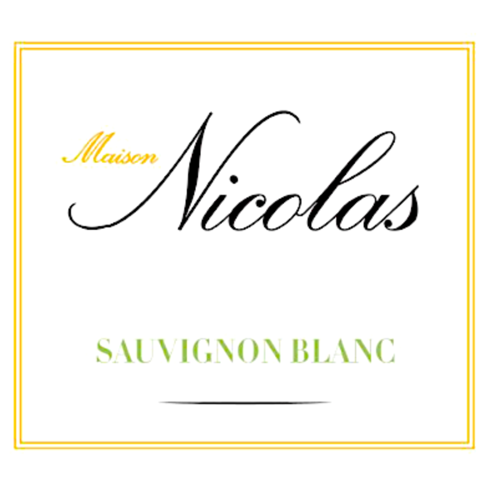 Maison Nicolas Maison Nicolas Sauvignon Blanc 2021  France