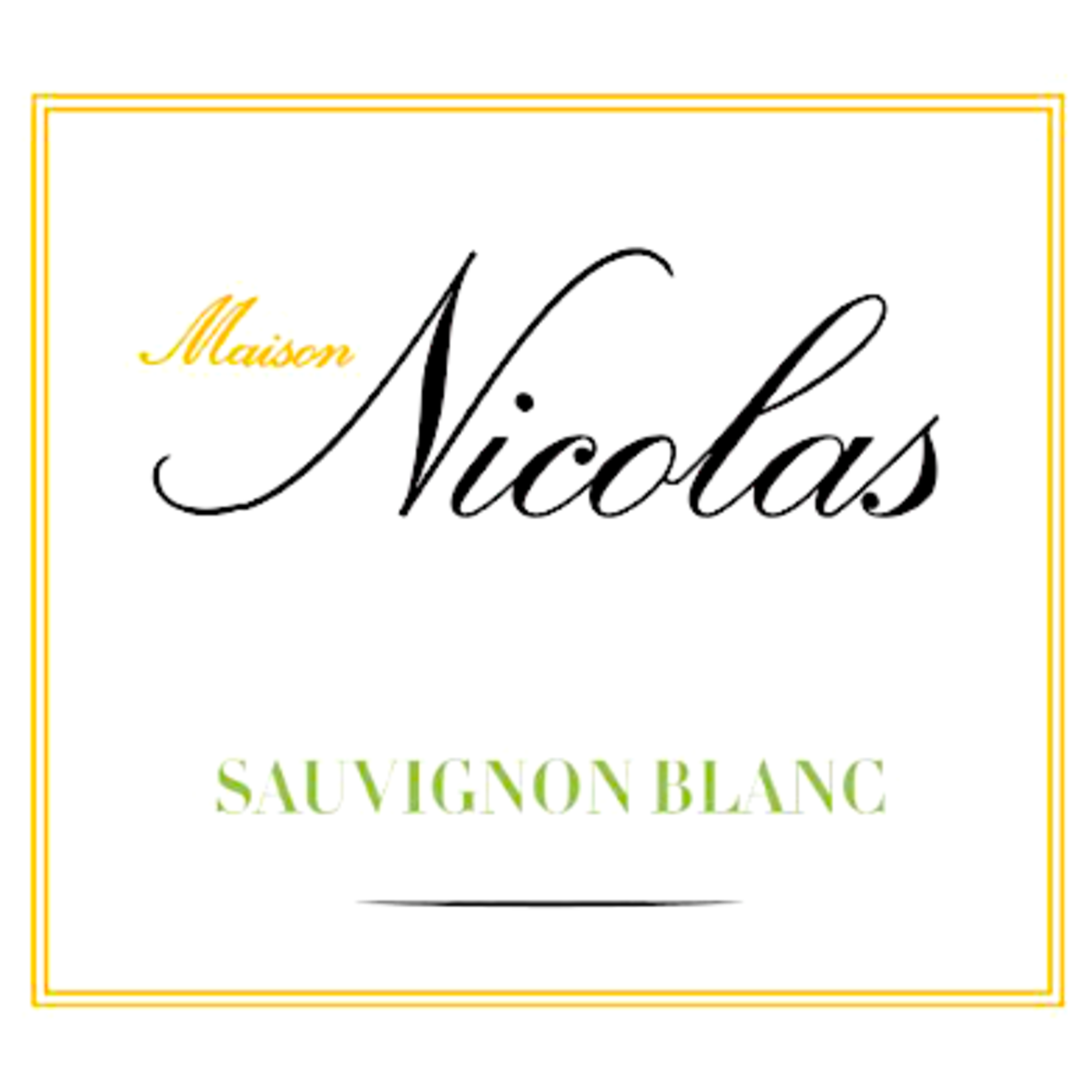Maison Nicolas Maison Nicolas Sauvignon Blanc 2022  France