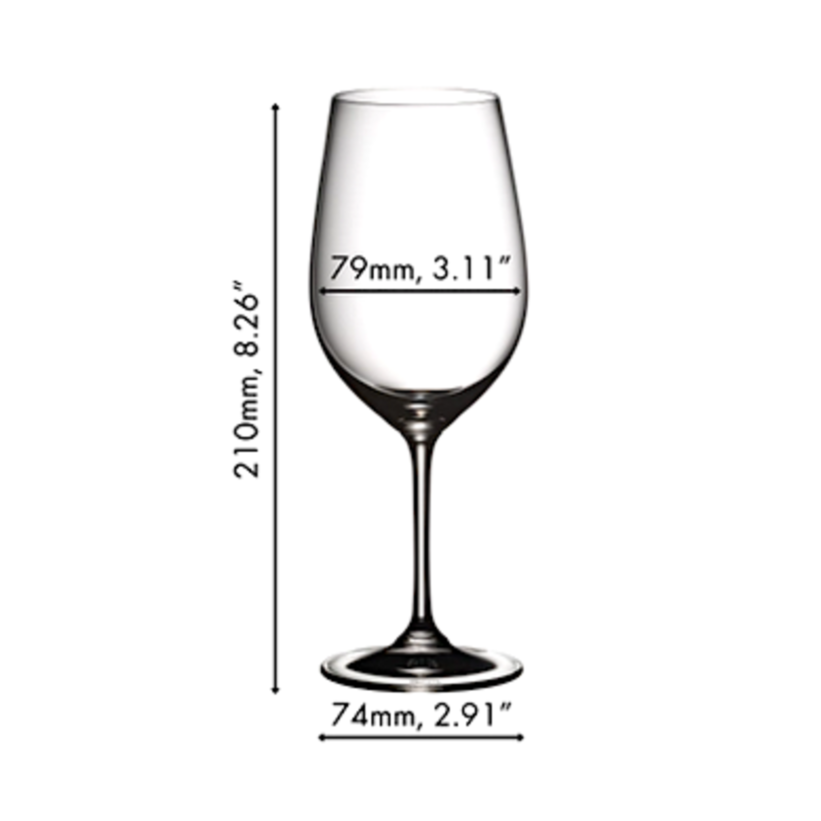 Riedel Vinum Glasses, Burgundy - 2 glasses