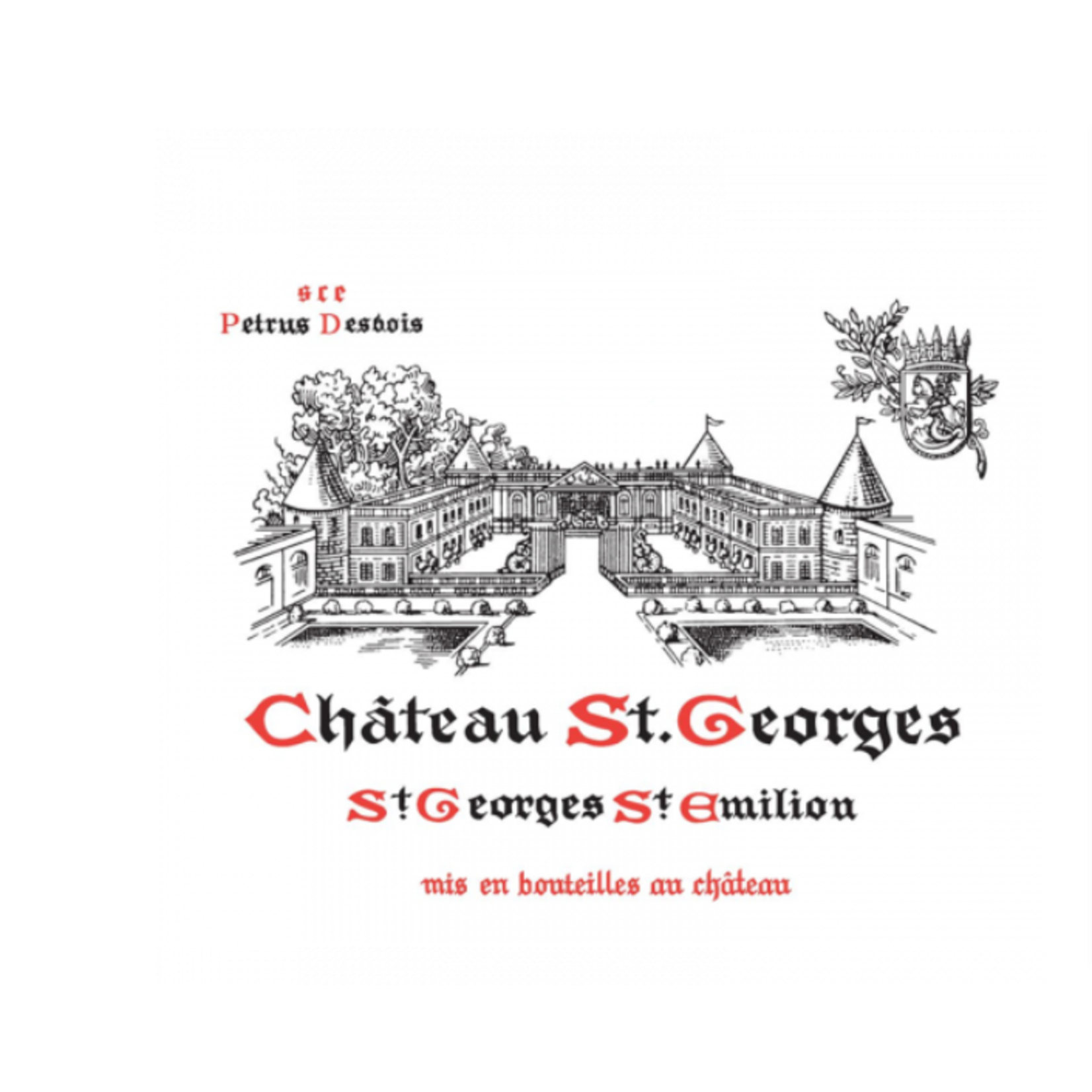 Ch St. Georges Ch St. Georges St Georges St Emilion 2018  Bordeaux, France