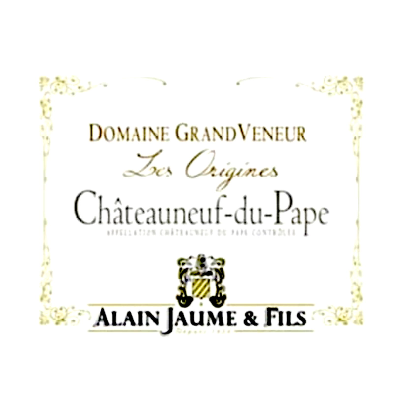 Alain Jaume Alain Jaume Domaine Grand Veneur Les Origines Chateauneuf-du-Pape 2019  Rhone, France  94pts-V