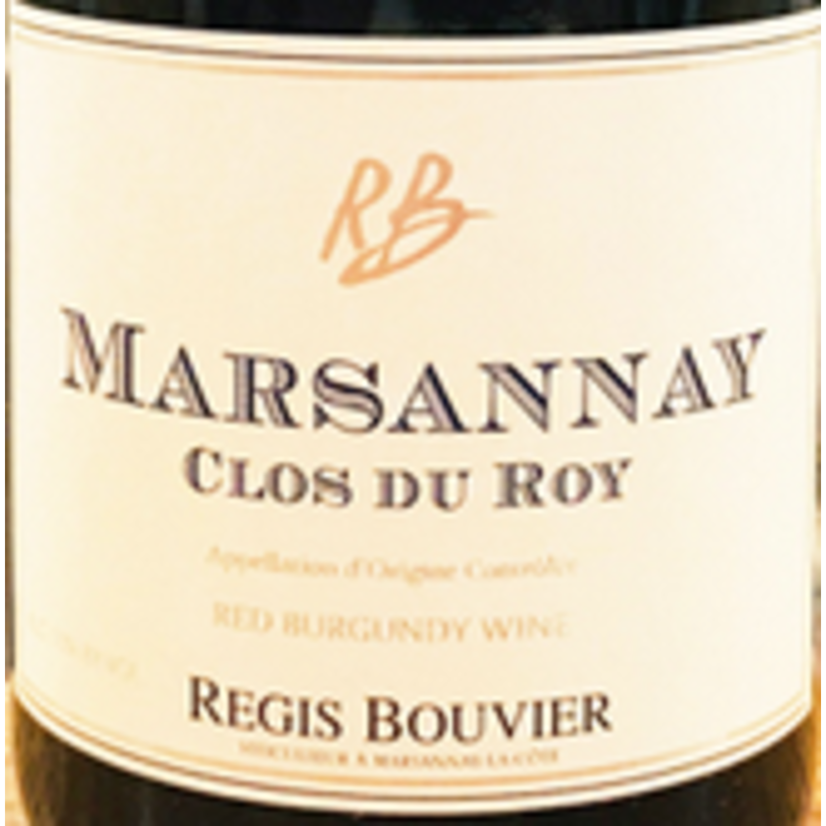 Regis Bouvier Regis Bouvier Marsannay Rouge Clos Du Roy 2018  France