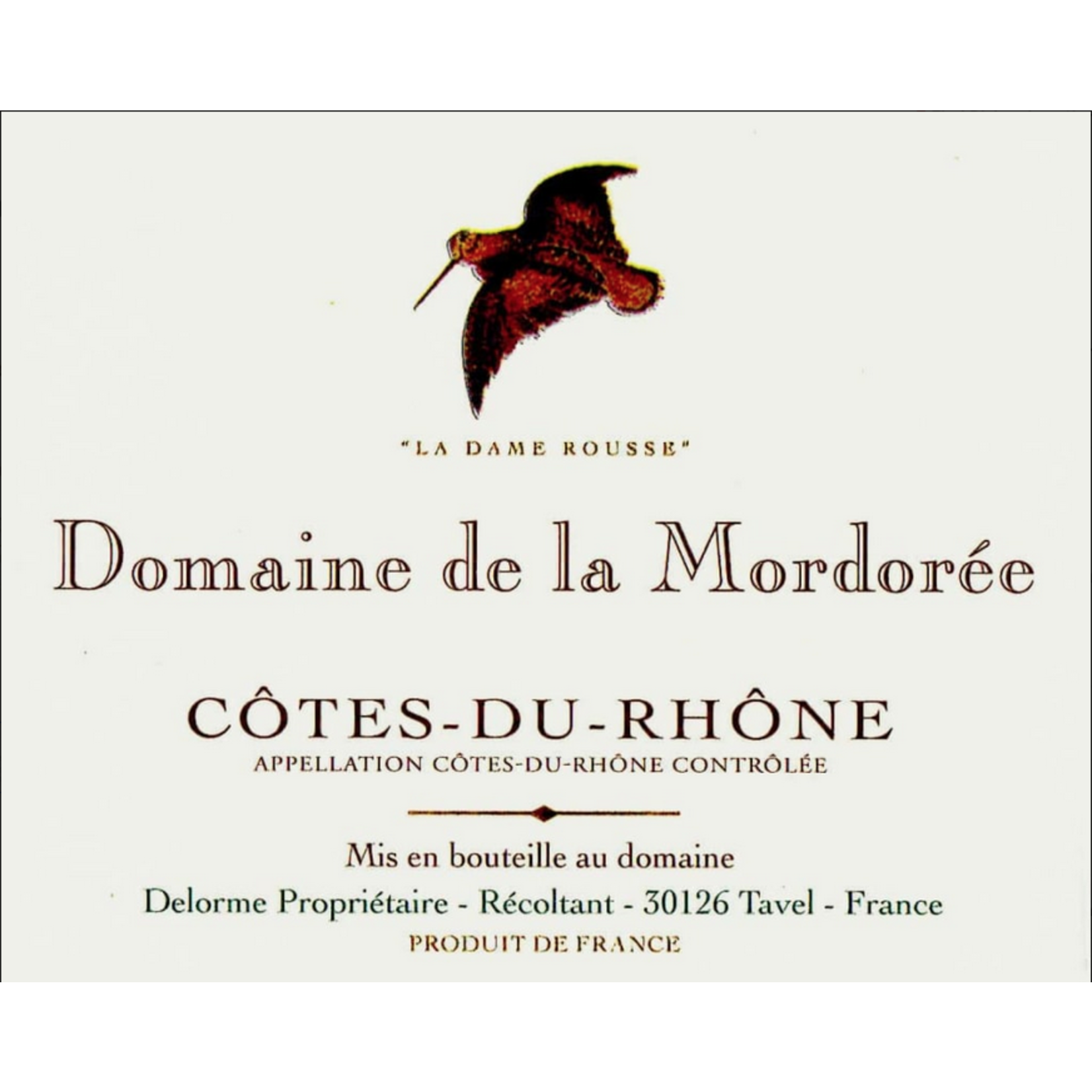 Domaine de la Mordorée Domaine de la Morderée Côtes Du Rhône 2022  Rhone, France