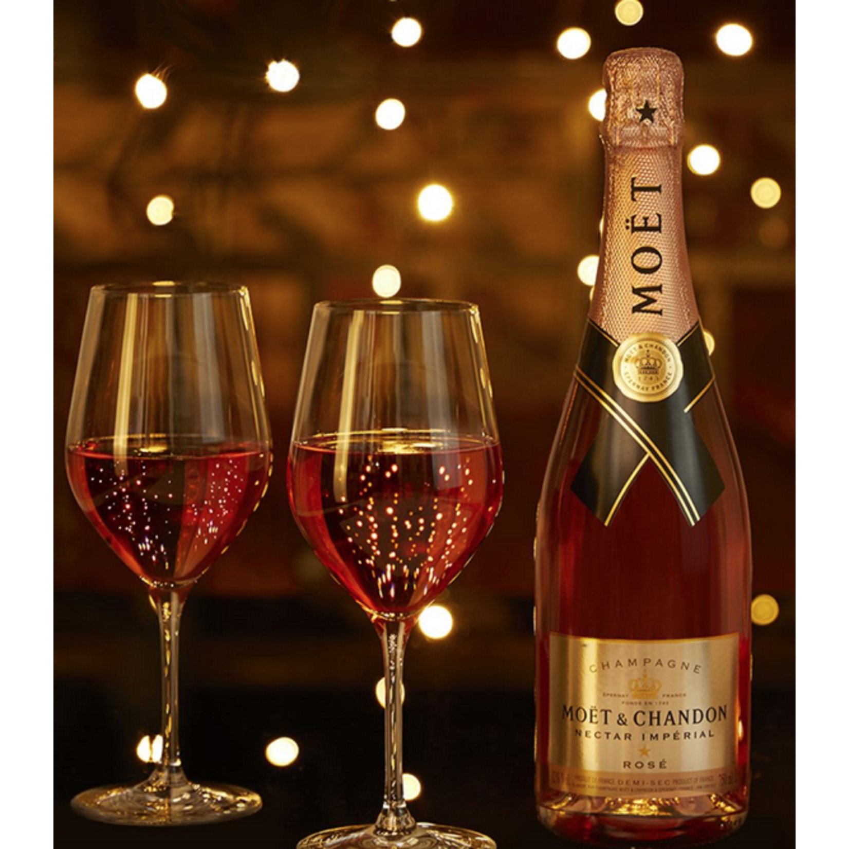 Moet Chandon Moet Imperial Nectar Rose Demi-Sec Champagne France