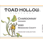 7 Barrels Toad Hollow  Francine's Selection Unoaked Chardonnay 2020  Mendocino, California