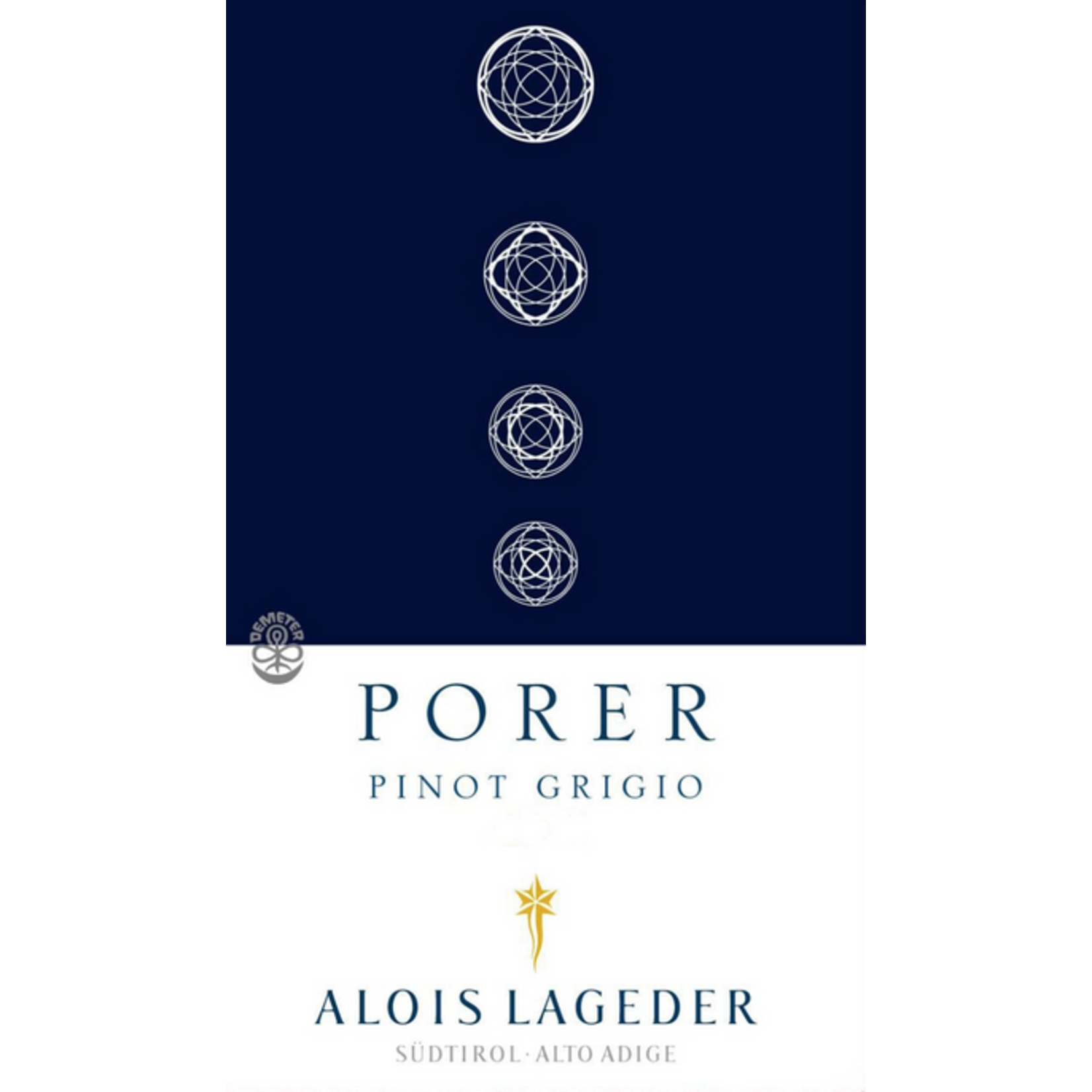Alois Lageder Alois Lageder Porer Pinot Grigio 2022  Alto Adige Italy  92pts-JS, 92pts-WE DTWD