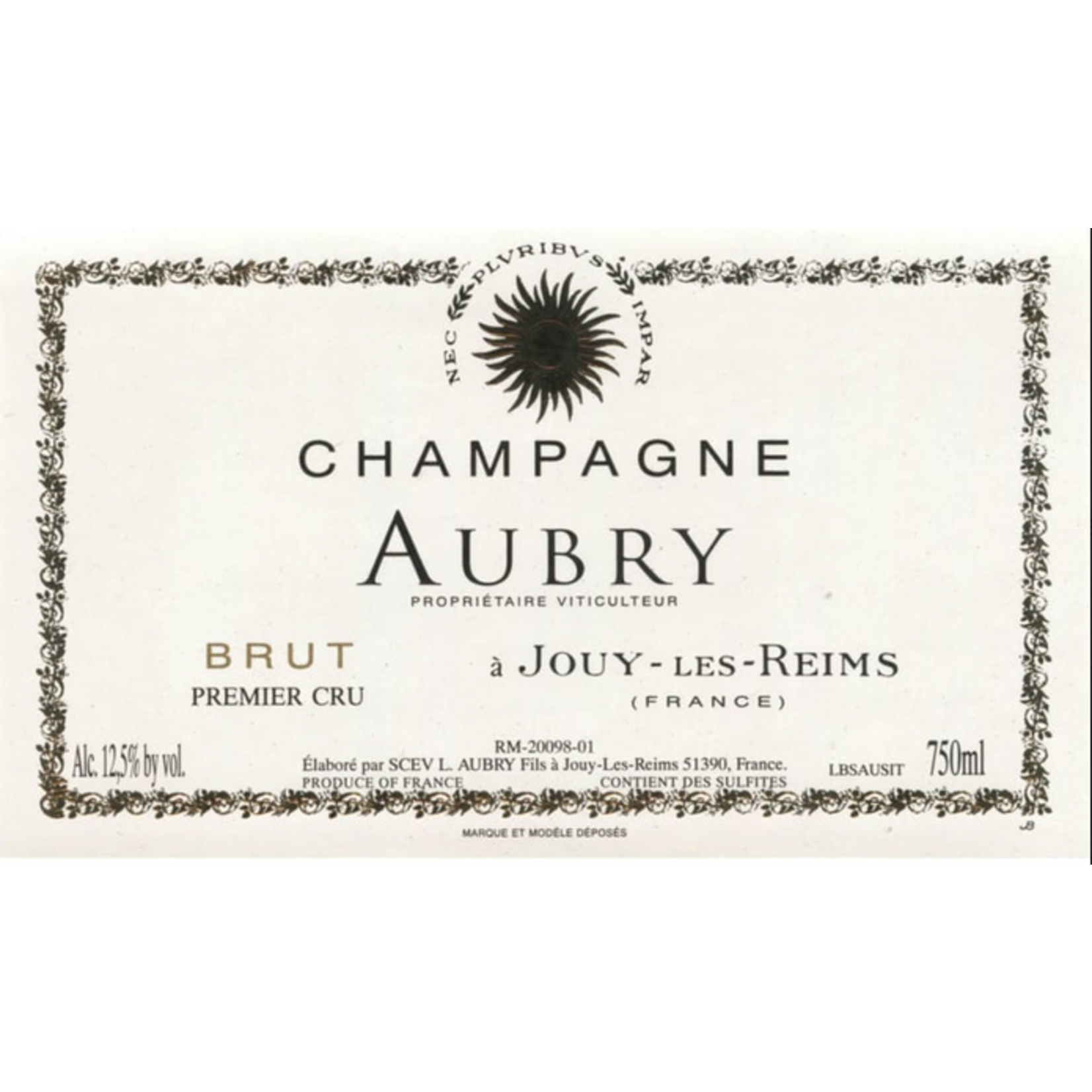 Scev L. Aubry Champagne Aubry Brut  France