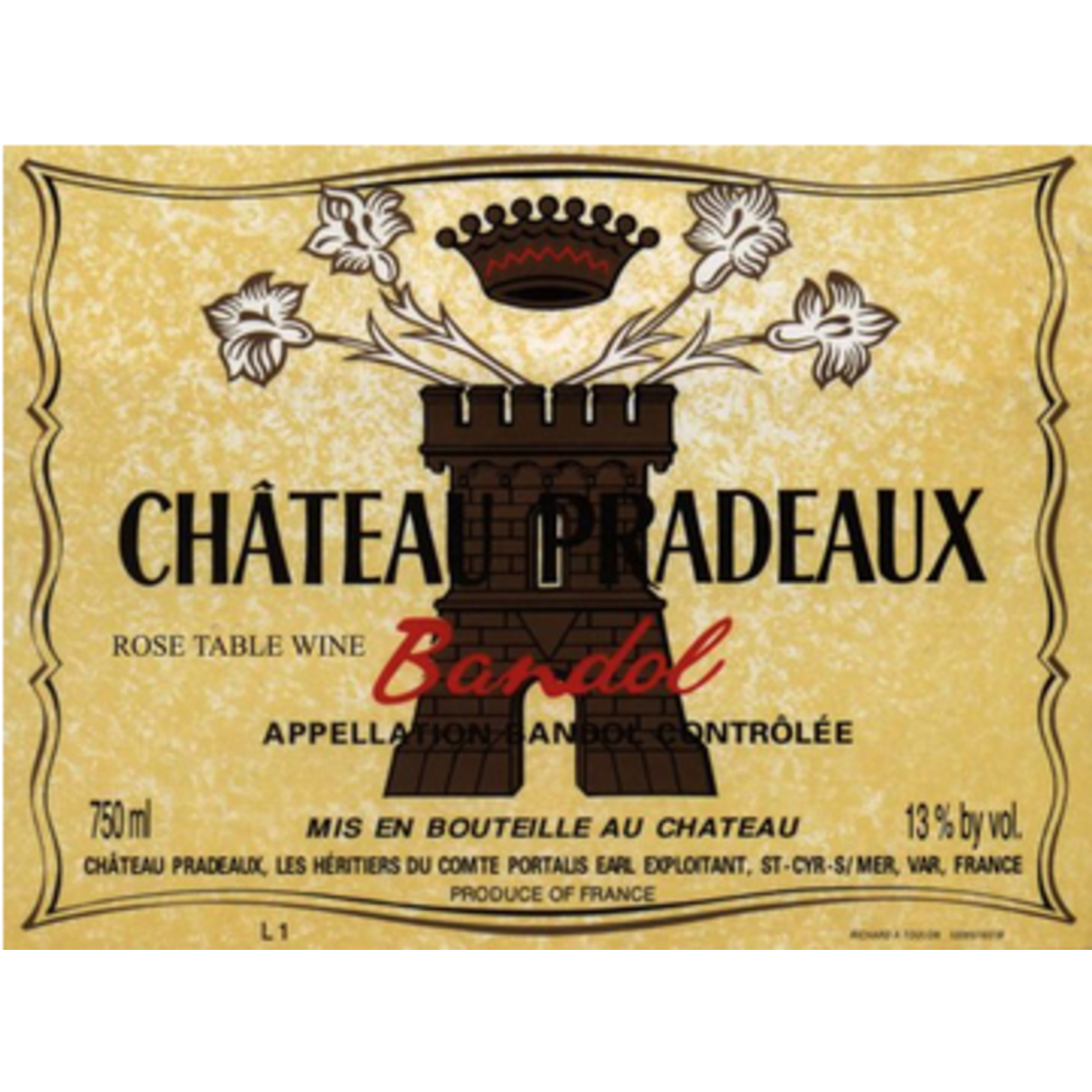 Château Pradeaux Château Pradeaux Bandol Rosé 2025