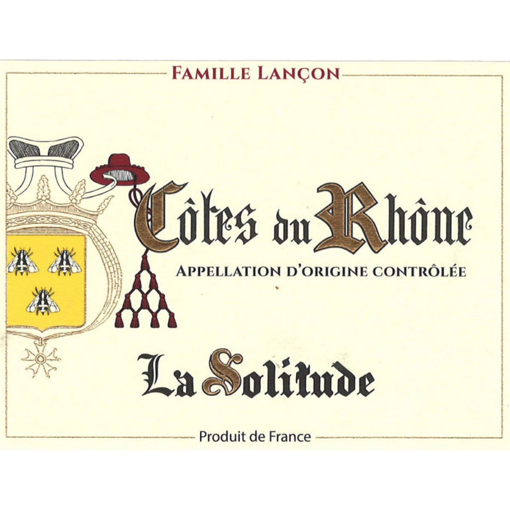 Famille Lançon Domaine de La Solitude Côtes-du-Rhône Rosé 2023 Rhône, France