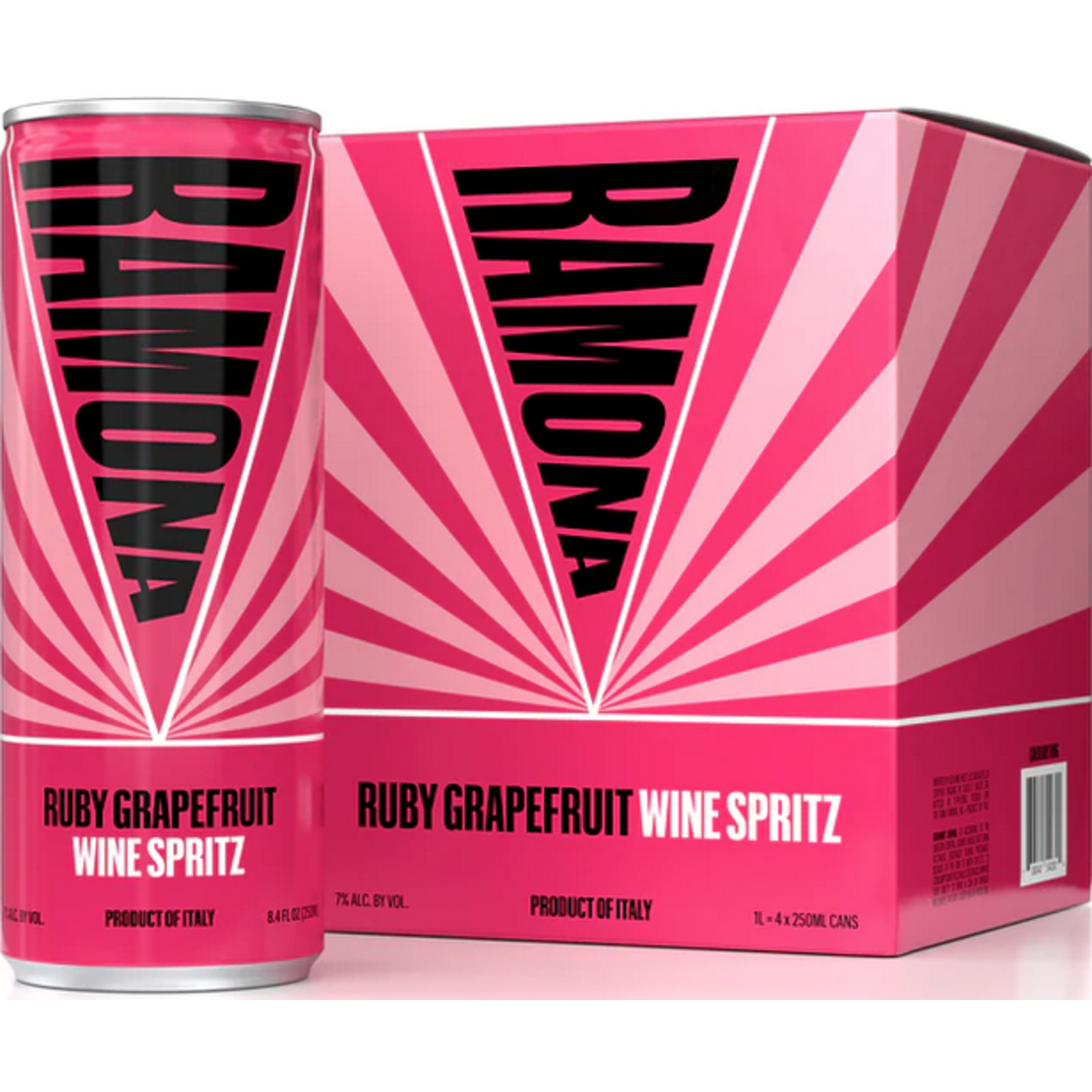 Ramona Dry Ruby Grapefruit Spritz (4 pack) Organic  Italy