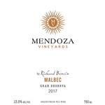 Mendoza Vineyards Mendoza Vineyards Gran Reserva Malbec 2017  Mendoza, Argentina  92pts-JS