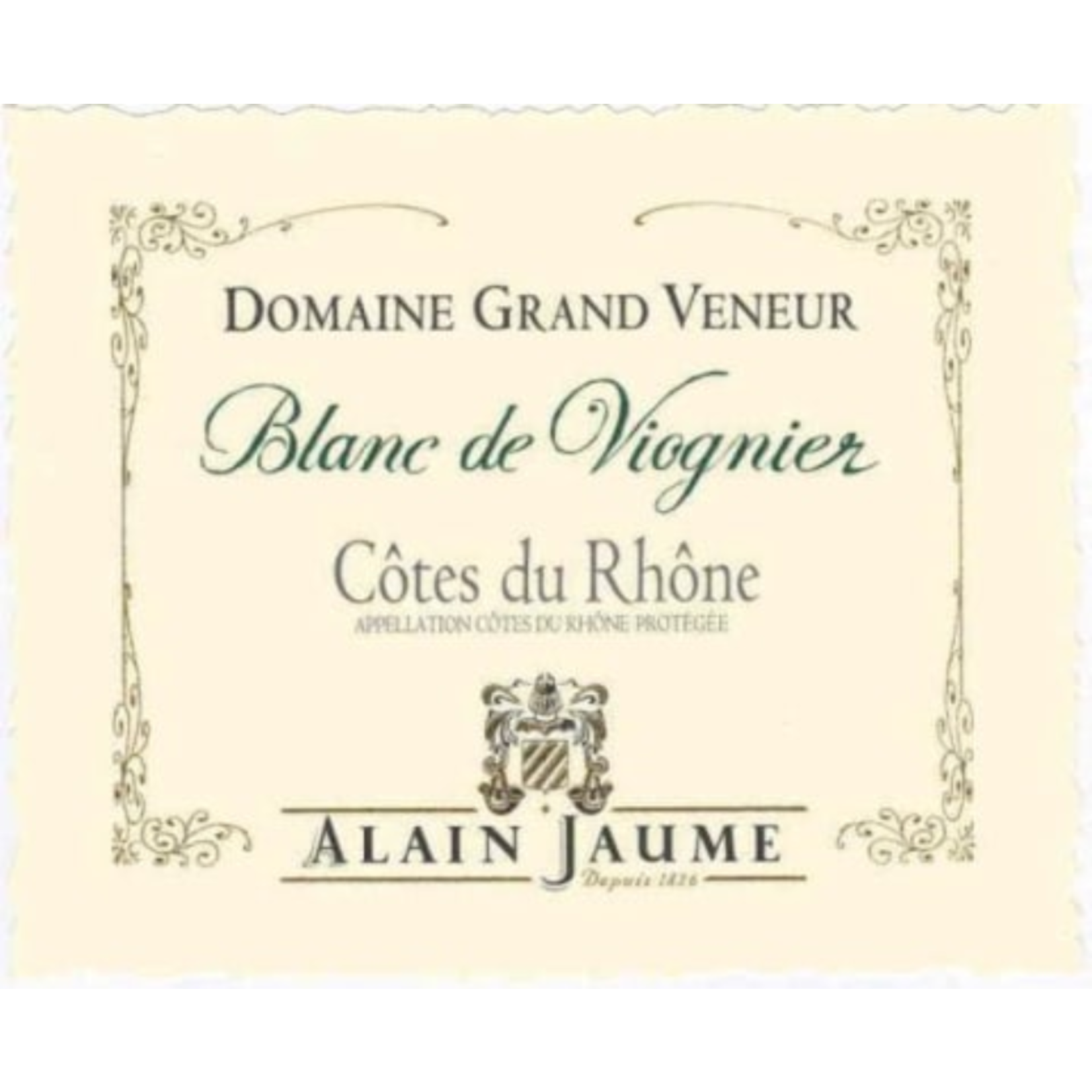 Alain Jaume Alain Jaume Côte du Rhône Blanc de Viognier 2021  France