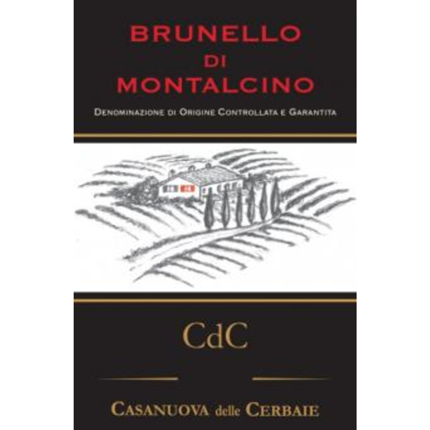 Casanuova dell Cerbaie Brunello di Montalcino CdC Casanuova delle Cerbaie 2016  Tuscany, Italy  90pts-V