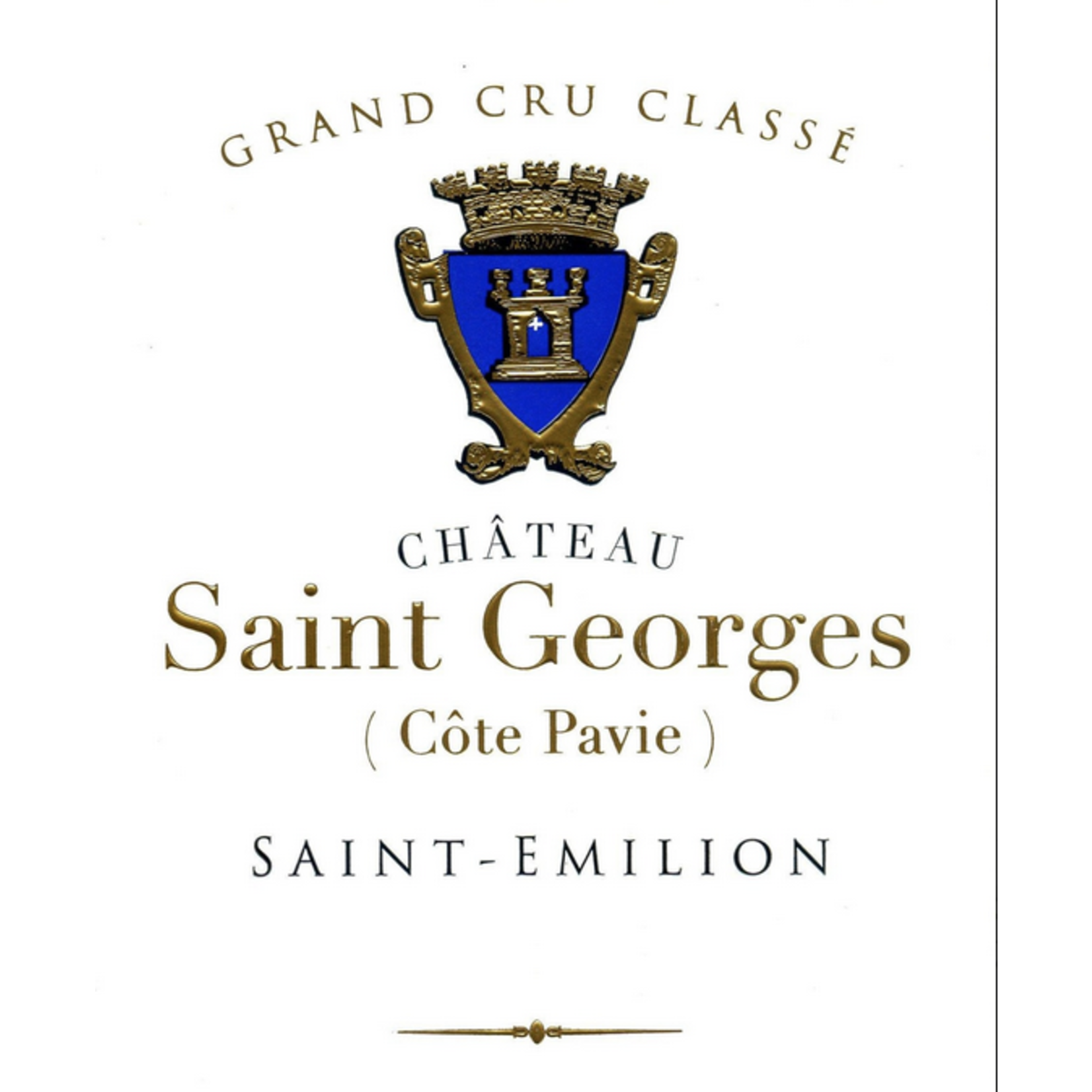 Château Saint Georges Côte Pavie Saint-Emilion Grand Cru 2018  France