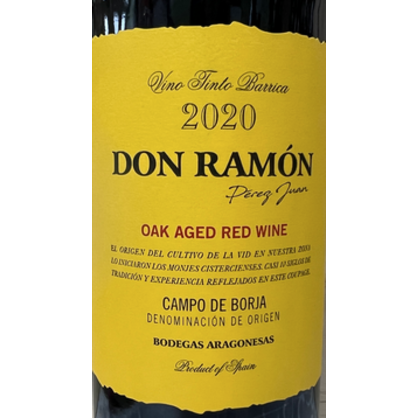 Don Ramón Oak Aged Red Wine 2020  Spain