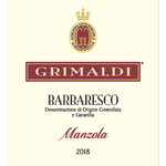 Grimaldi Lulgino Grimaldi Barbaresco Manzola 2018  Italy
