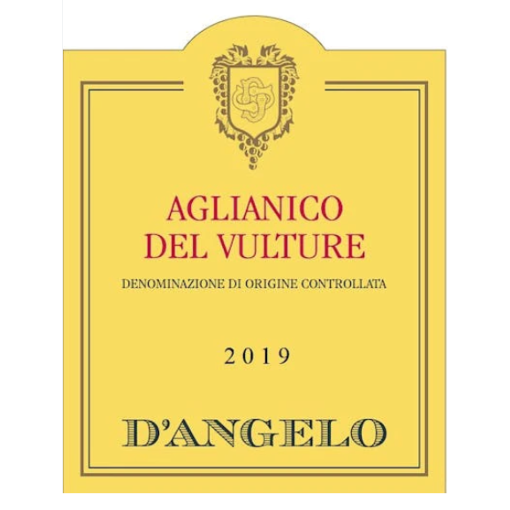 D'Angelo Rionero D'Angelo Aglianico Del Vulture 2019  Italy