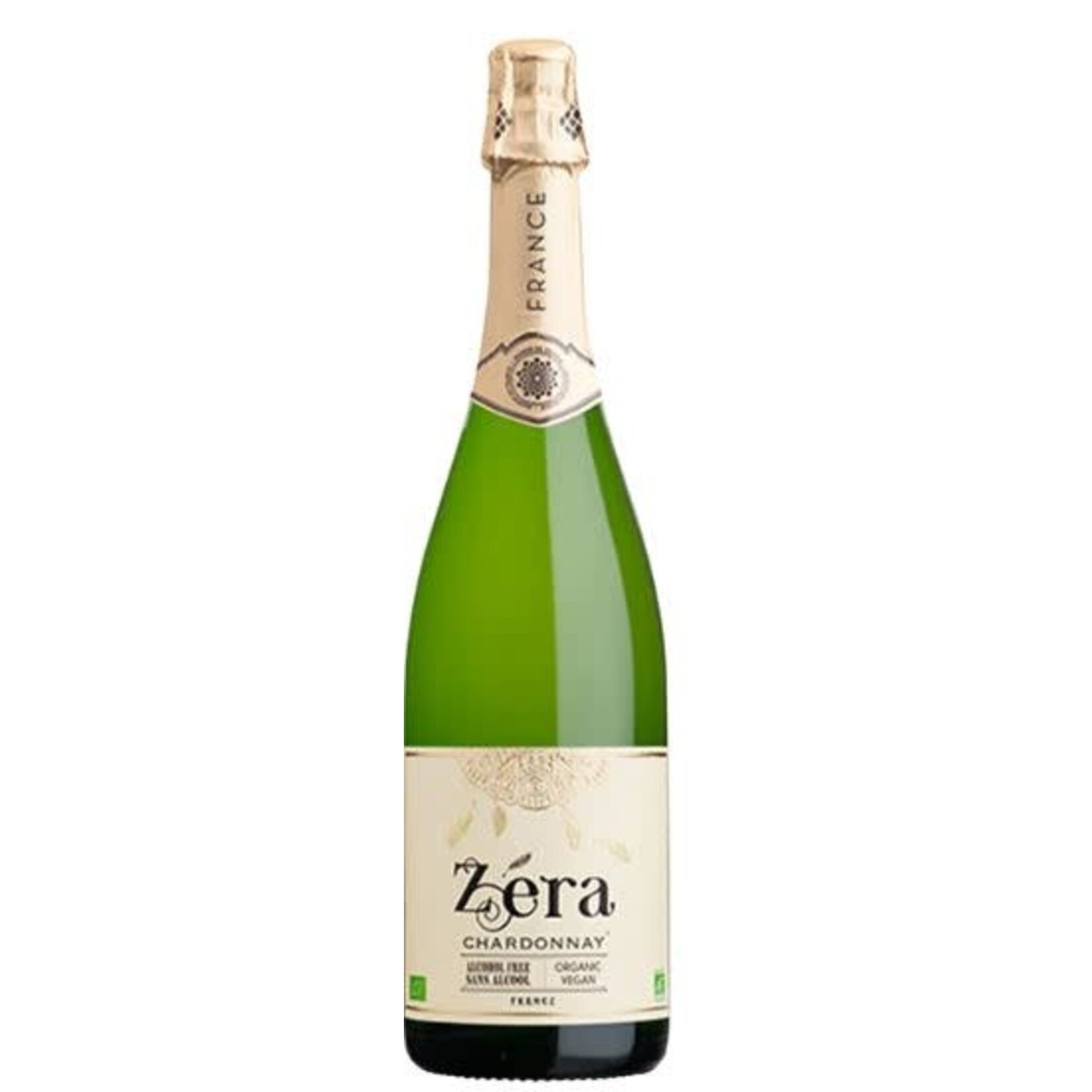 Zera Zéra Non Alcoholic Wine - Sparkling White Chardonnay NV,  France
