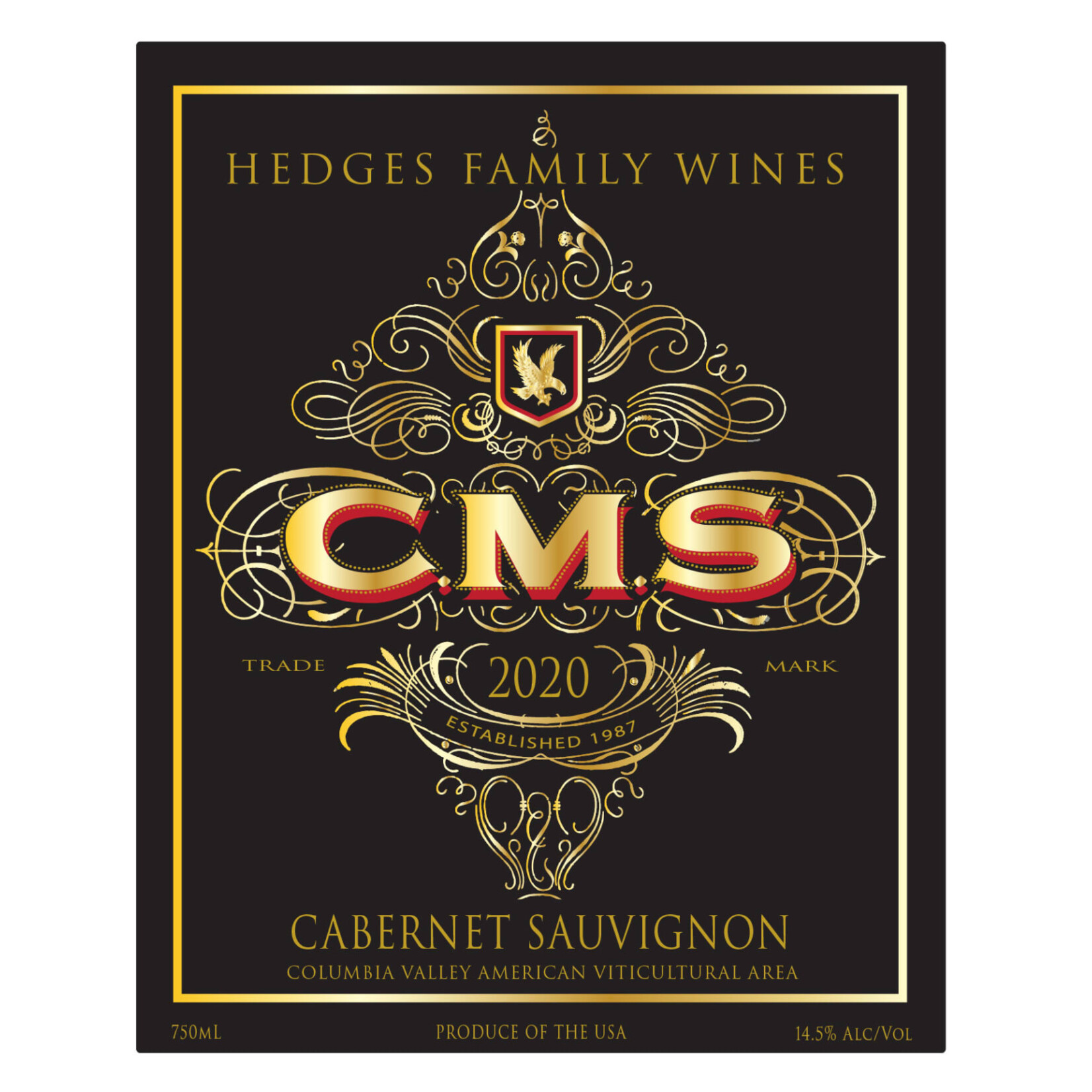 Hedges Family Estate CMS Cabernet Sauvignon 2020 Columbia Valley,  Washington