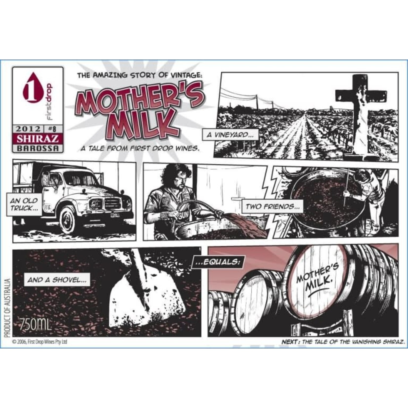 First Drop Mother's Milk Shiraz 2021 Australia