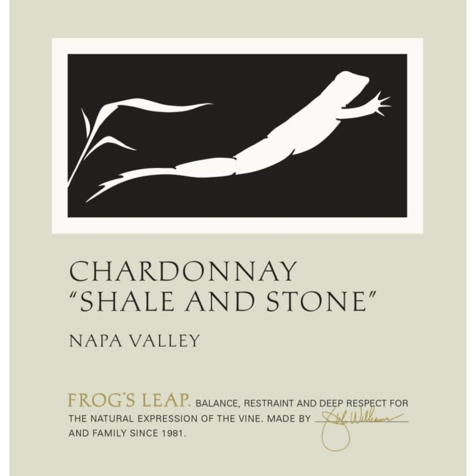 Frog's Leap Chardonnay Shale and Stone 2022 Napa Valley California