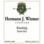 Hermann Wiemer Hermann J Wiemer Semi-Dry Riesling 2022  Finger Lakes, New York