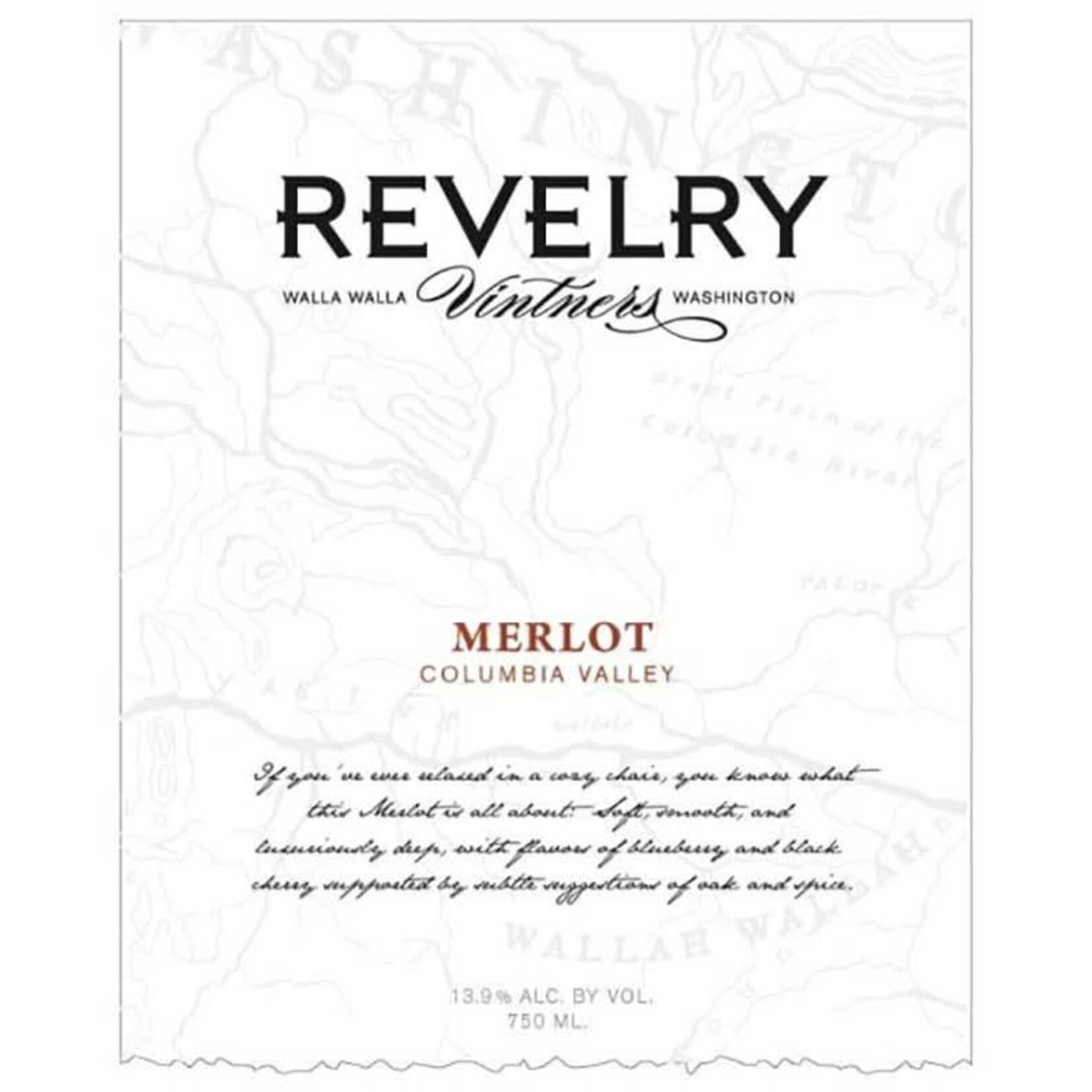 Revelry Vintners Revelry Vintners Merlot 2018  Columbia Valley, Washington