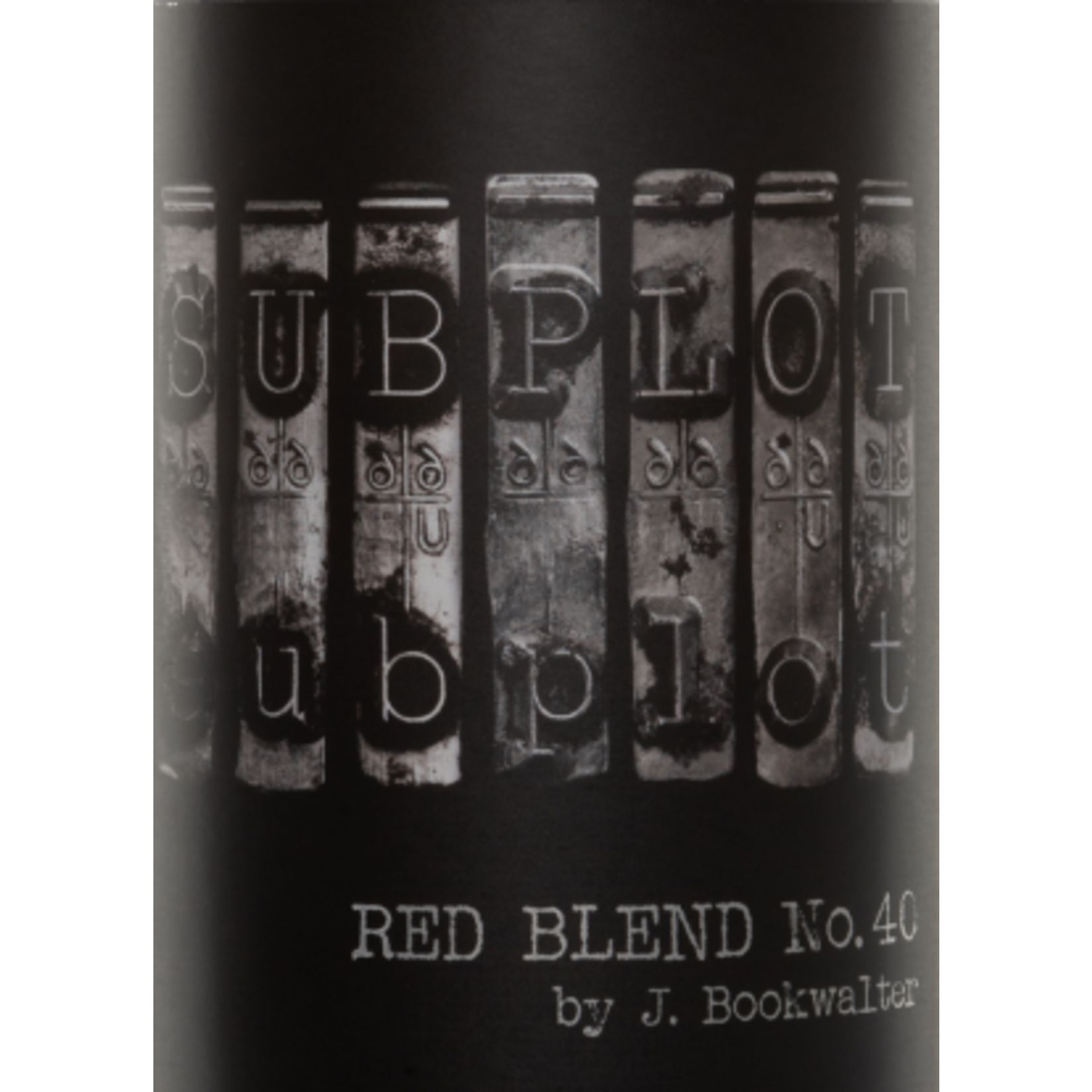 Bookwalter Winery J. Bookwalter Subplot No. 40 Red Blend  Washington