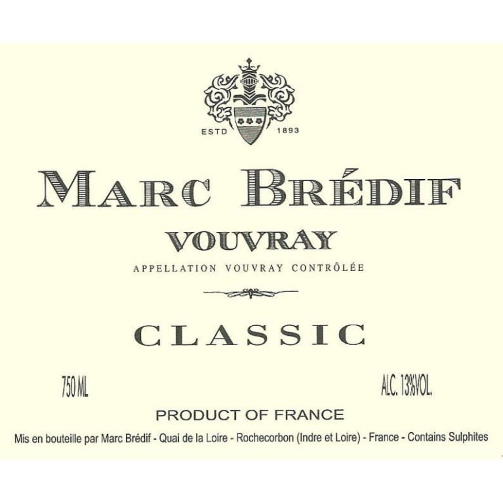 Marc Brédif Marc Bredif Vouvray 2023 Loire, France