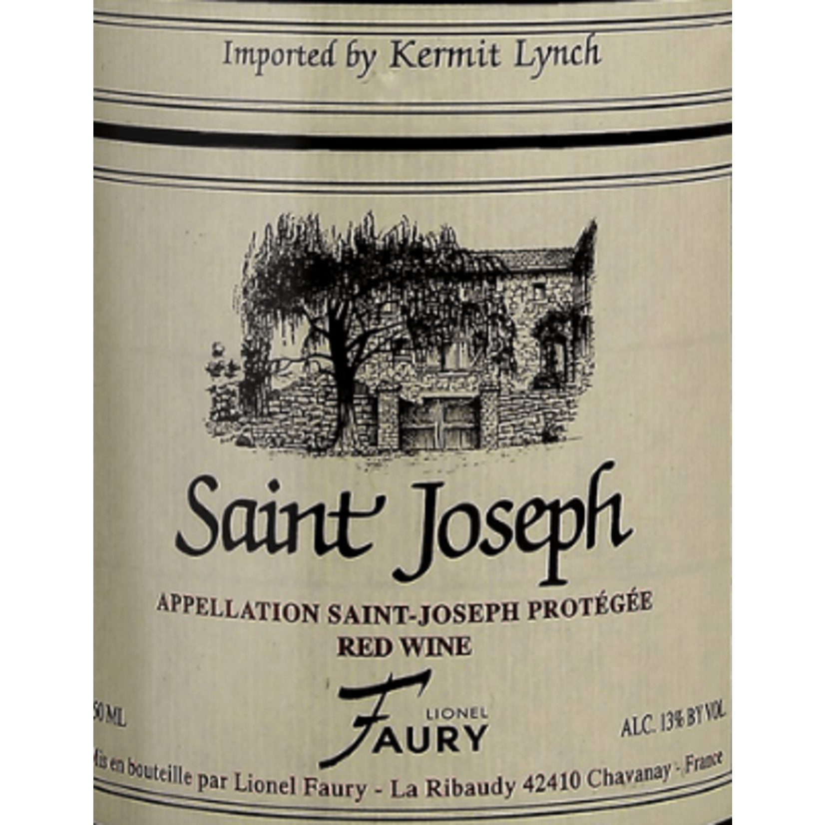 Lionel Faury Domaine Faury Saint Joseph Rouge 2022 Rhone Valley, France