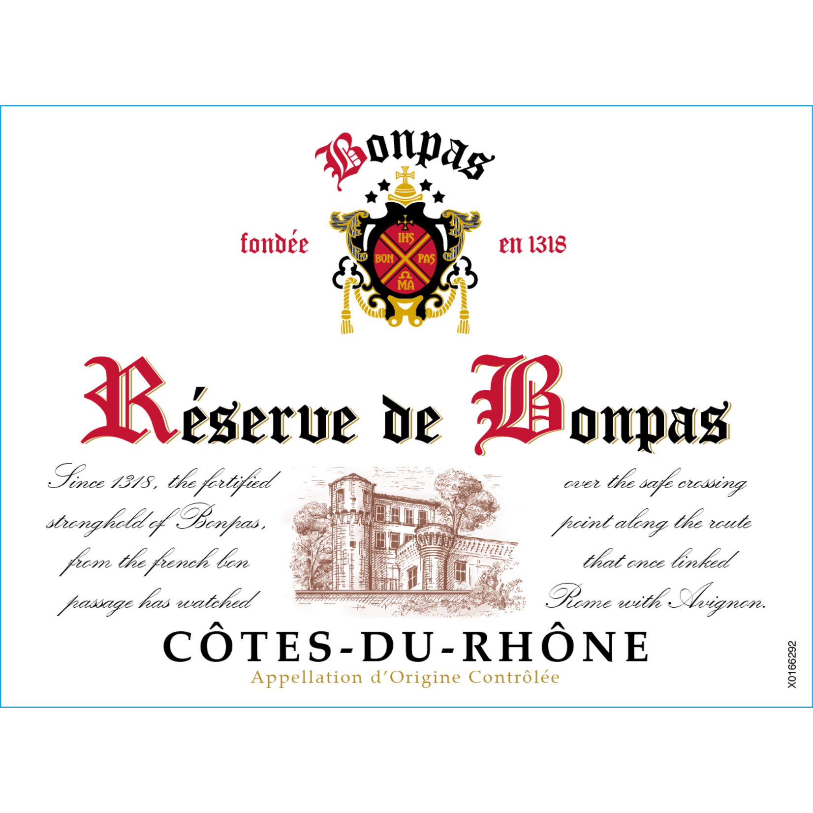Bonpas Bonpas Reserve Cotes-Du-Rhone Rouge 2020 Rhone, France