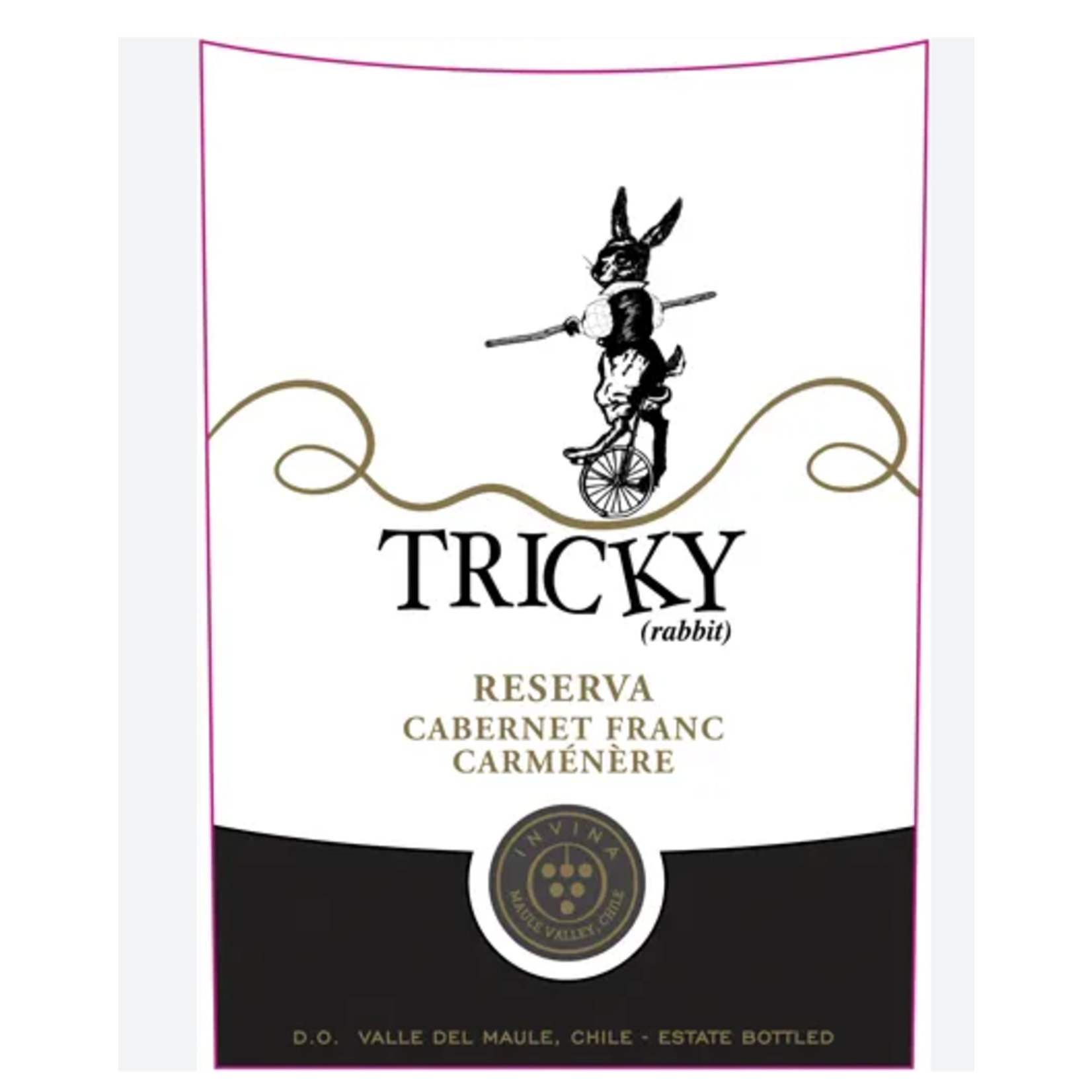 Tricky Rabbit Tricky Rabbit Cabernet Franc/ Carmenere Reserva 2020  Maule, Chile