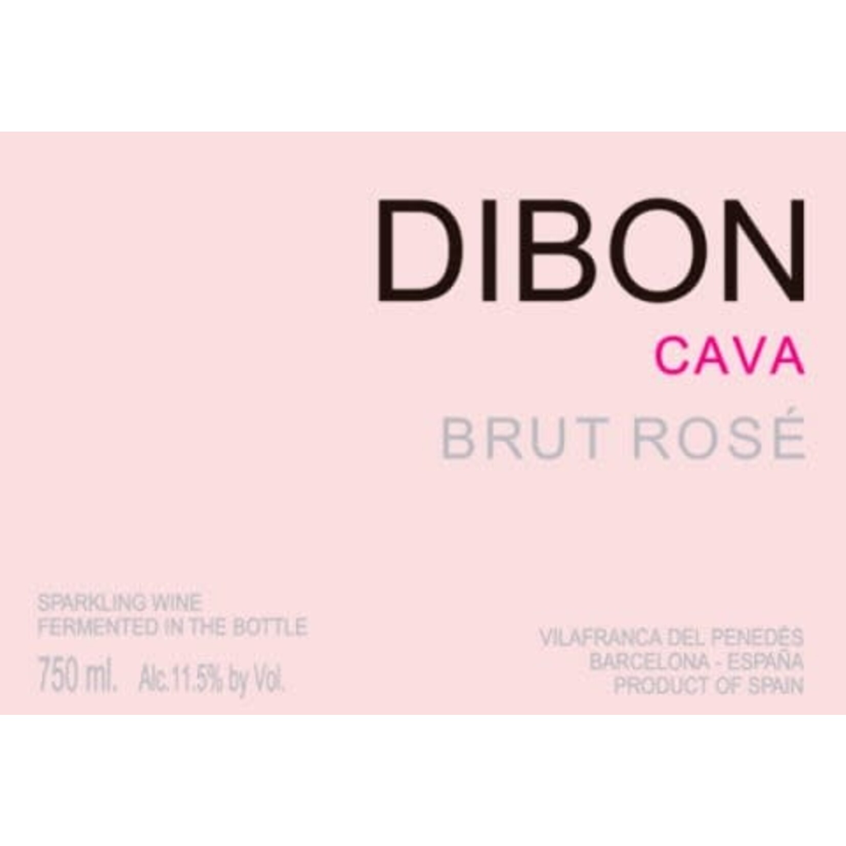 Dibon Dibon Cava Brut Rose Barcelona, Spain