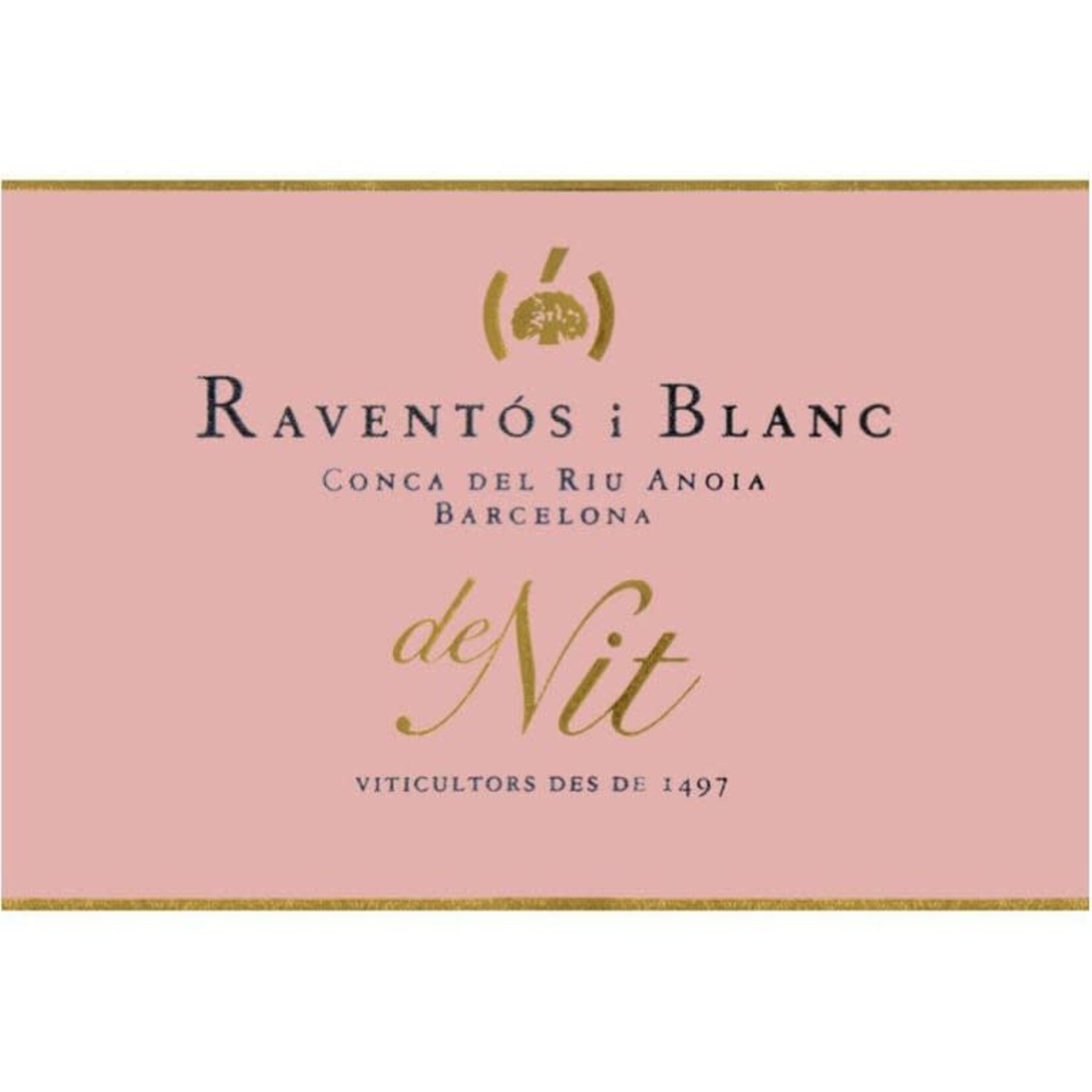 Josep Maria Raventós I Blanc Raventos "De Nit" Rose Conca del Riu Anoia 2020    Spain