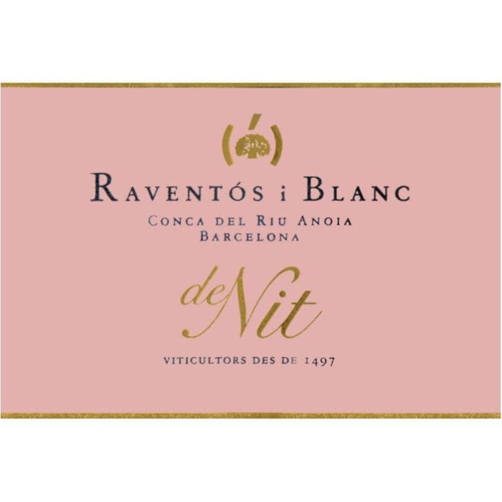 Josep Maria Raventós I Blanc Raventos "De Nit" Rose Conca del Riu Anoia 2021    Spain