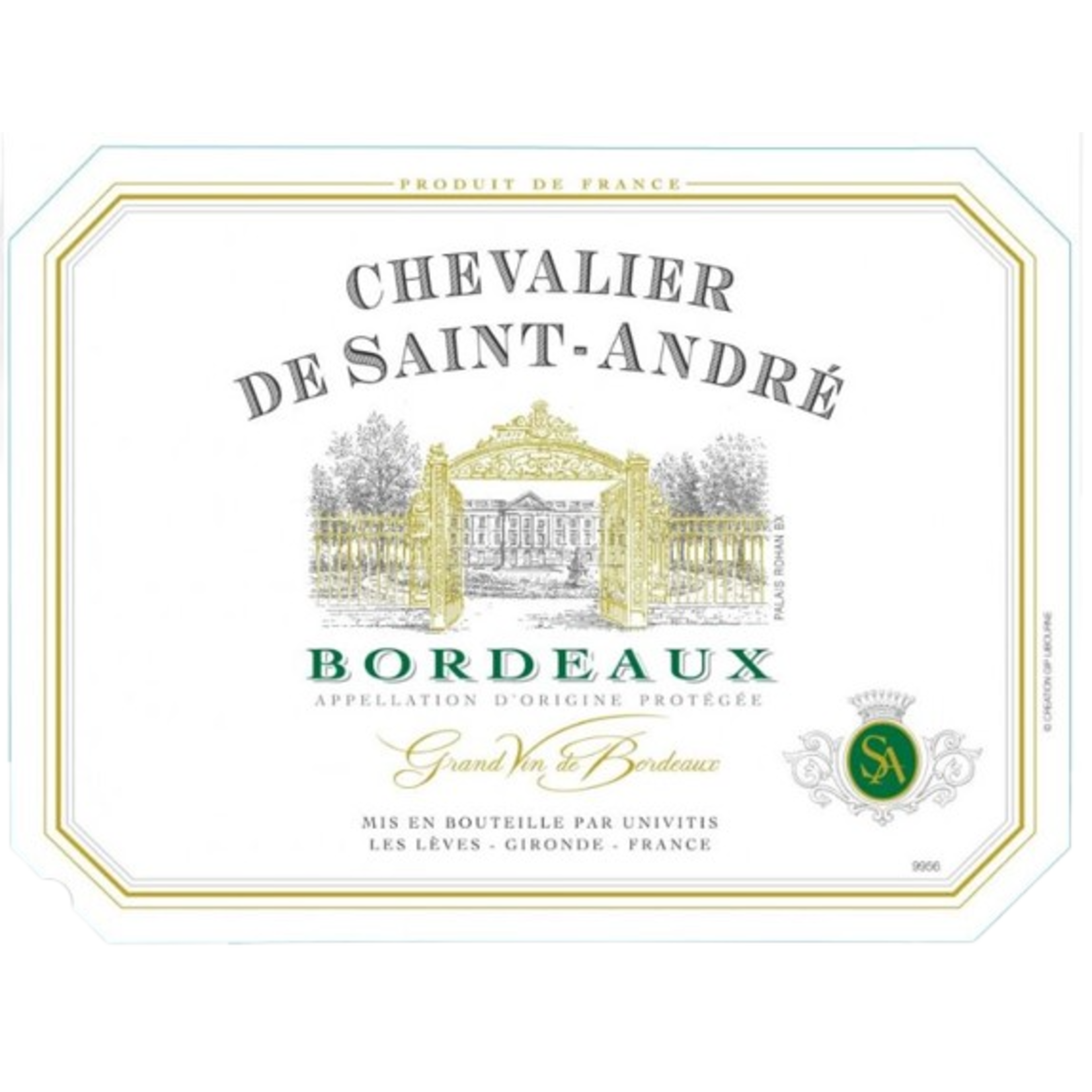Chevalier De Saint-Andre Chevalier De Saint-Andre White Bordeaux 2022  France