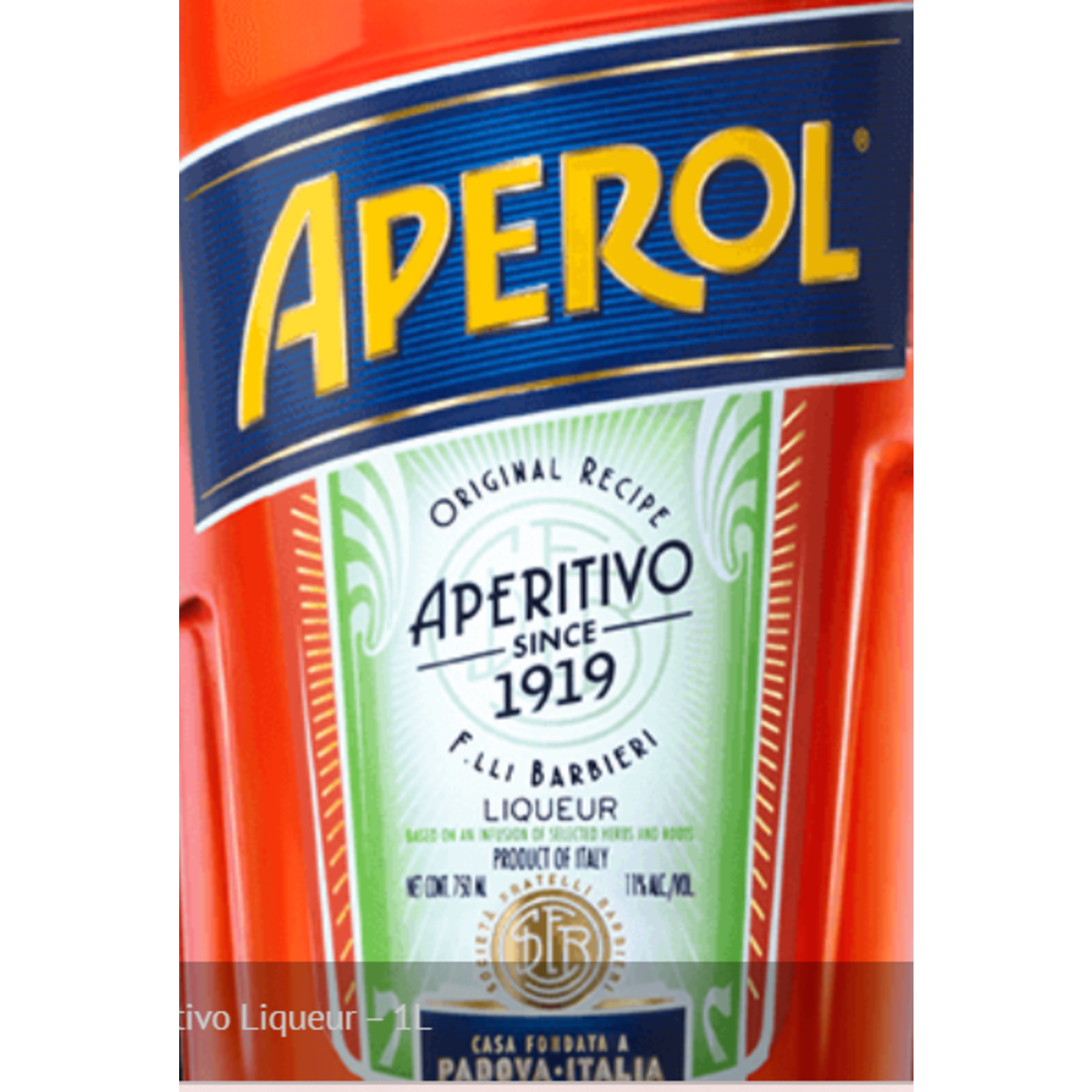 Aperol Aperol Aperitive 1L