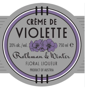 Creme De Violette Rothman & Winter - Western Reserve Wines