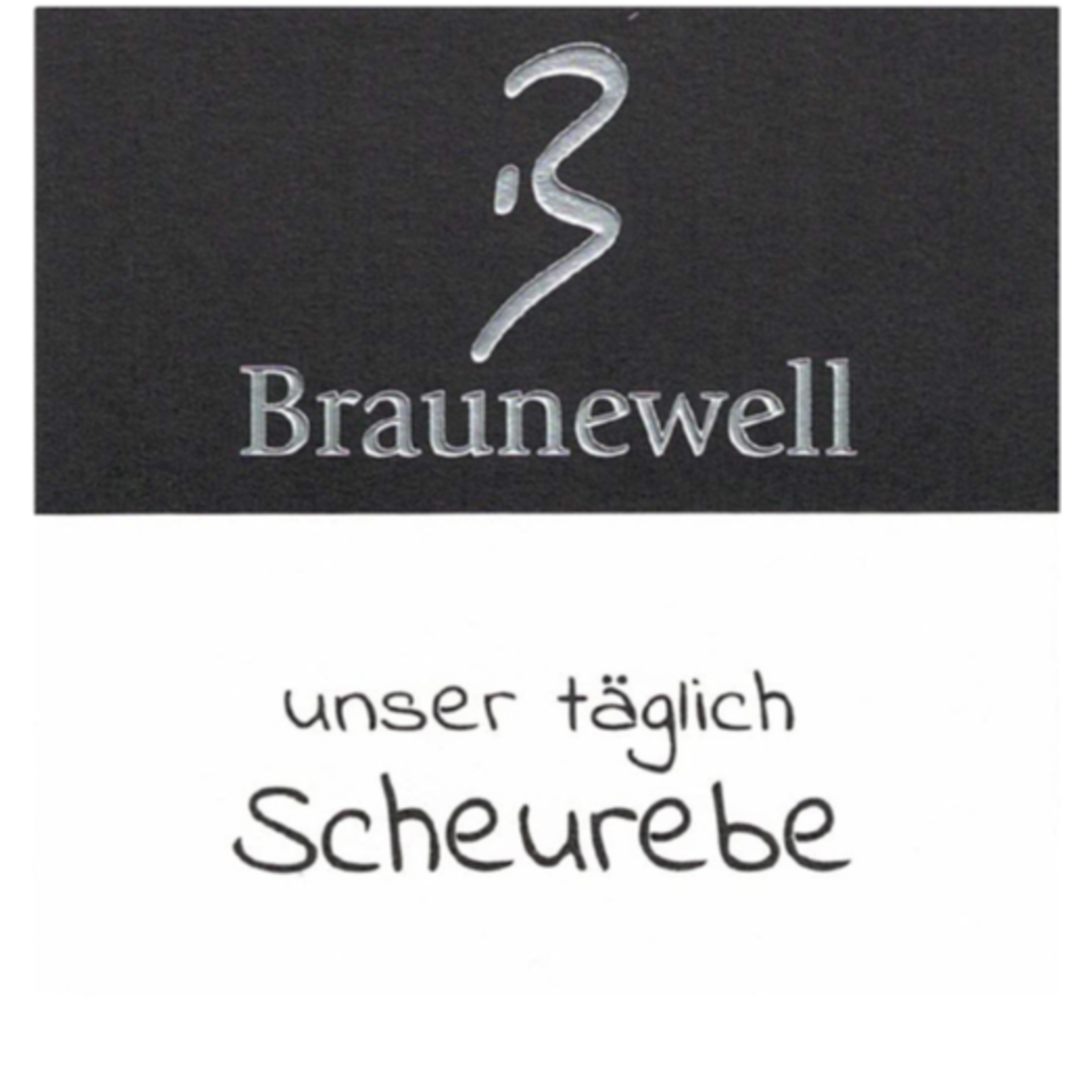 Braunewell Braunewell Unser Taglich Scheurebe Halbtrocken 2024  1Ltr Germany