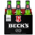 Beck's Beck's Beer Originated in Bremen Germany 6 Bottle Pack