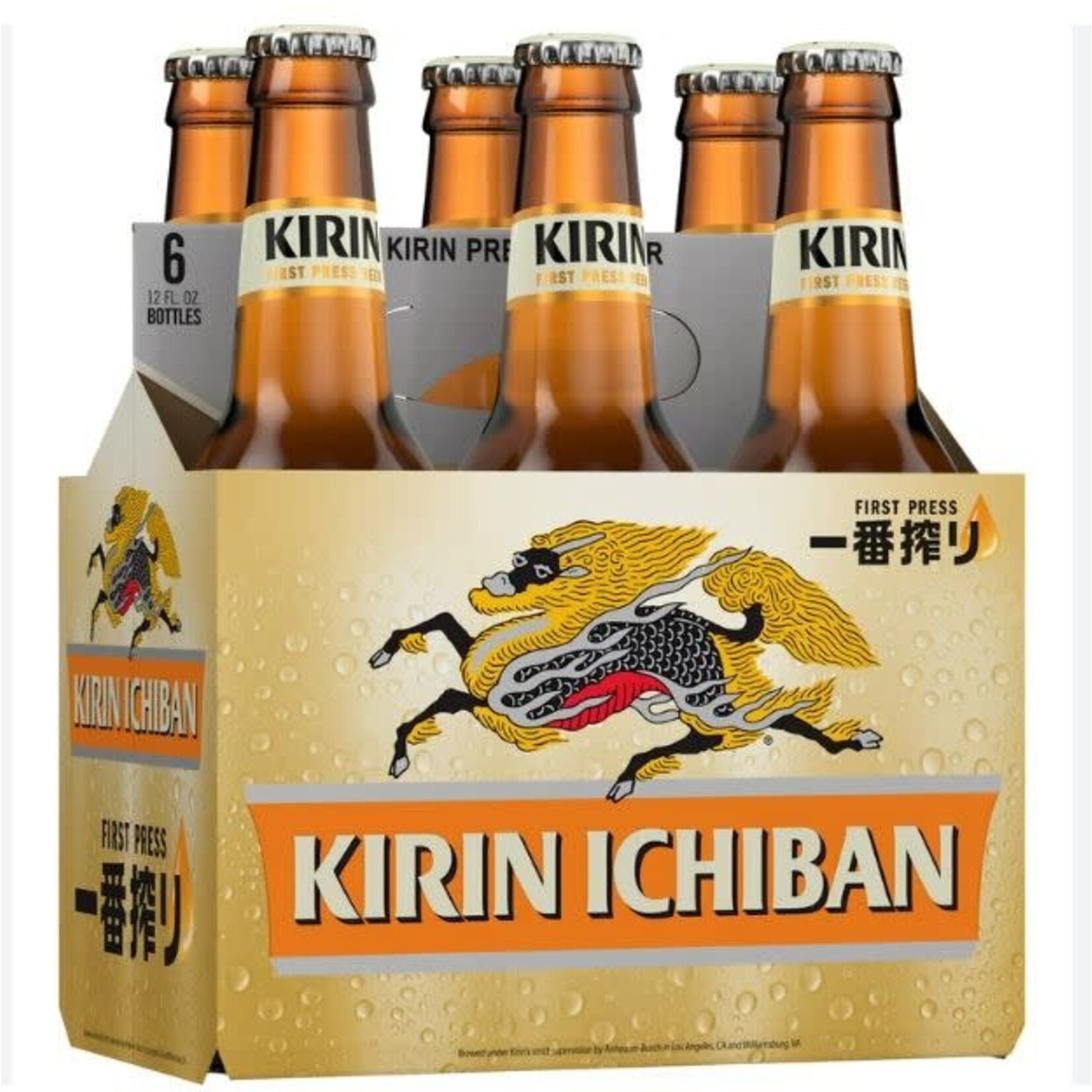First Press Kirin Ichiban Kirin Premium Beer 6 Bottle Pack