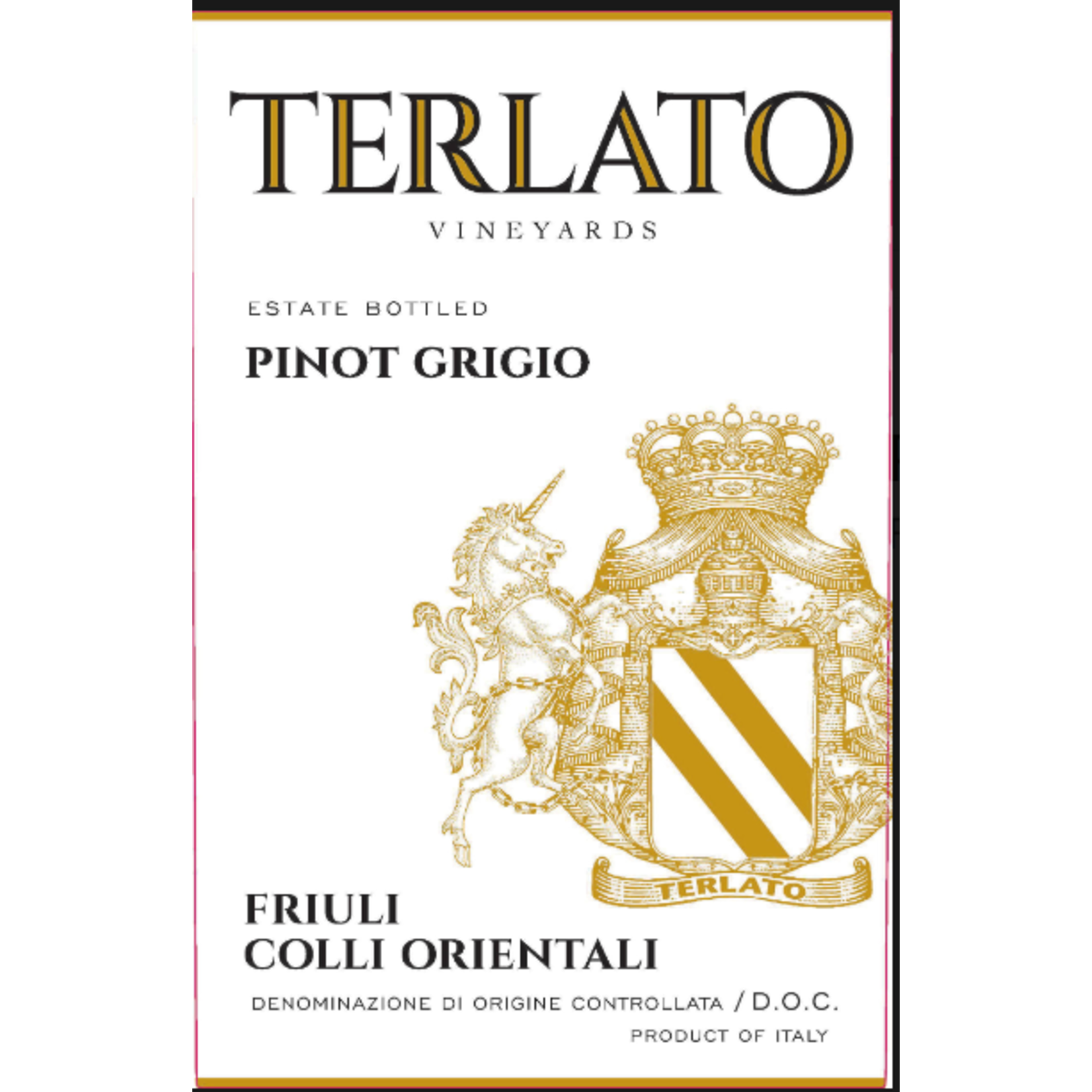 Terlato Terlato Pinot Grigio 2022 Friulu Colli Orientali,  Italy