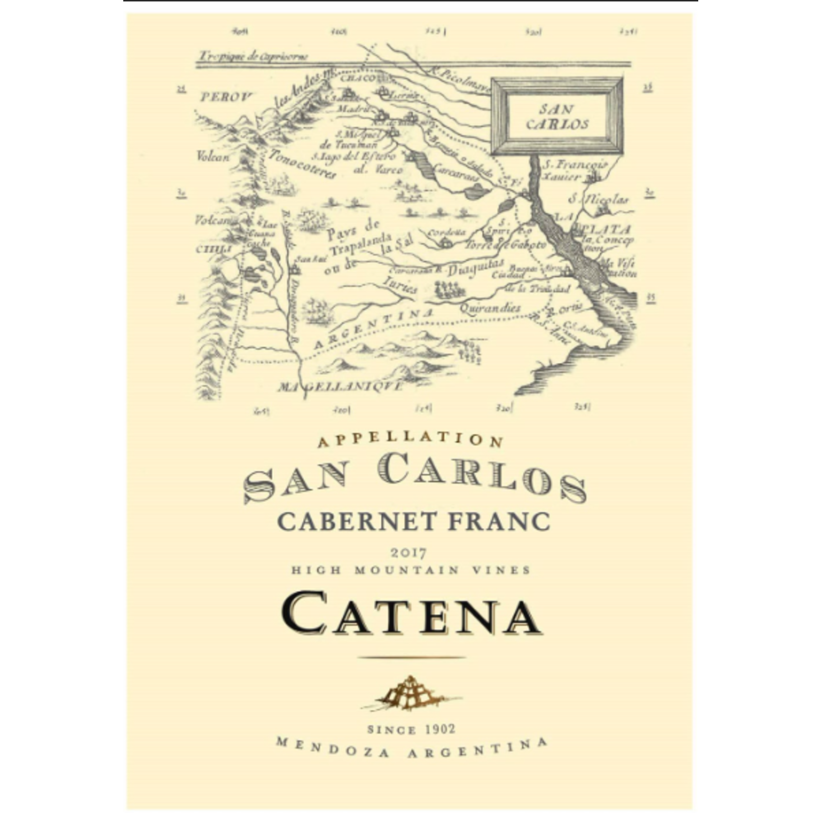 Catena Catena Cab Franc San Carlos 2022,  Mendoza Argentina