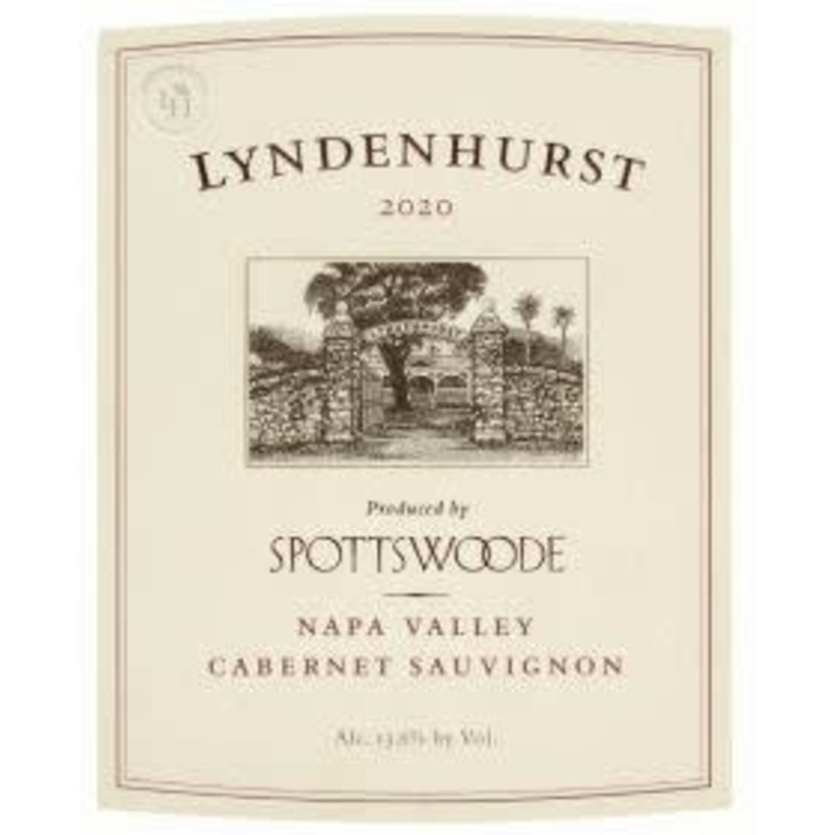 Spottswoode Spottswoode Lyndenhurst Cabernet Sauvigon 2020  Napa Valley, California