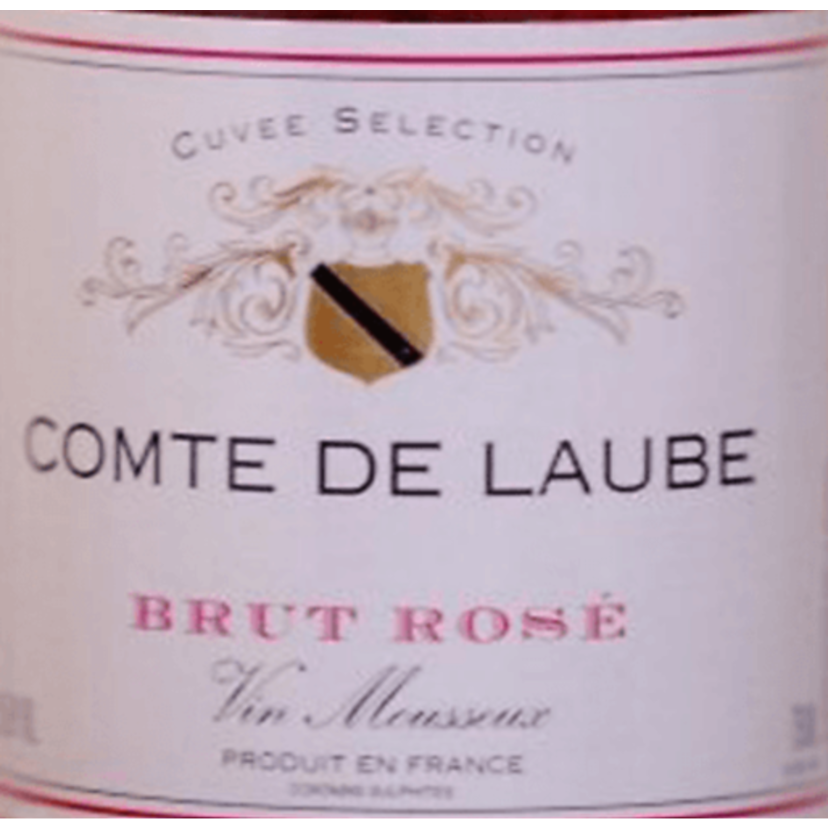 Maison Hébrand Comte de Laube Cuvée Selection Sparkling Brut Rose Bordeaux, France