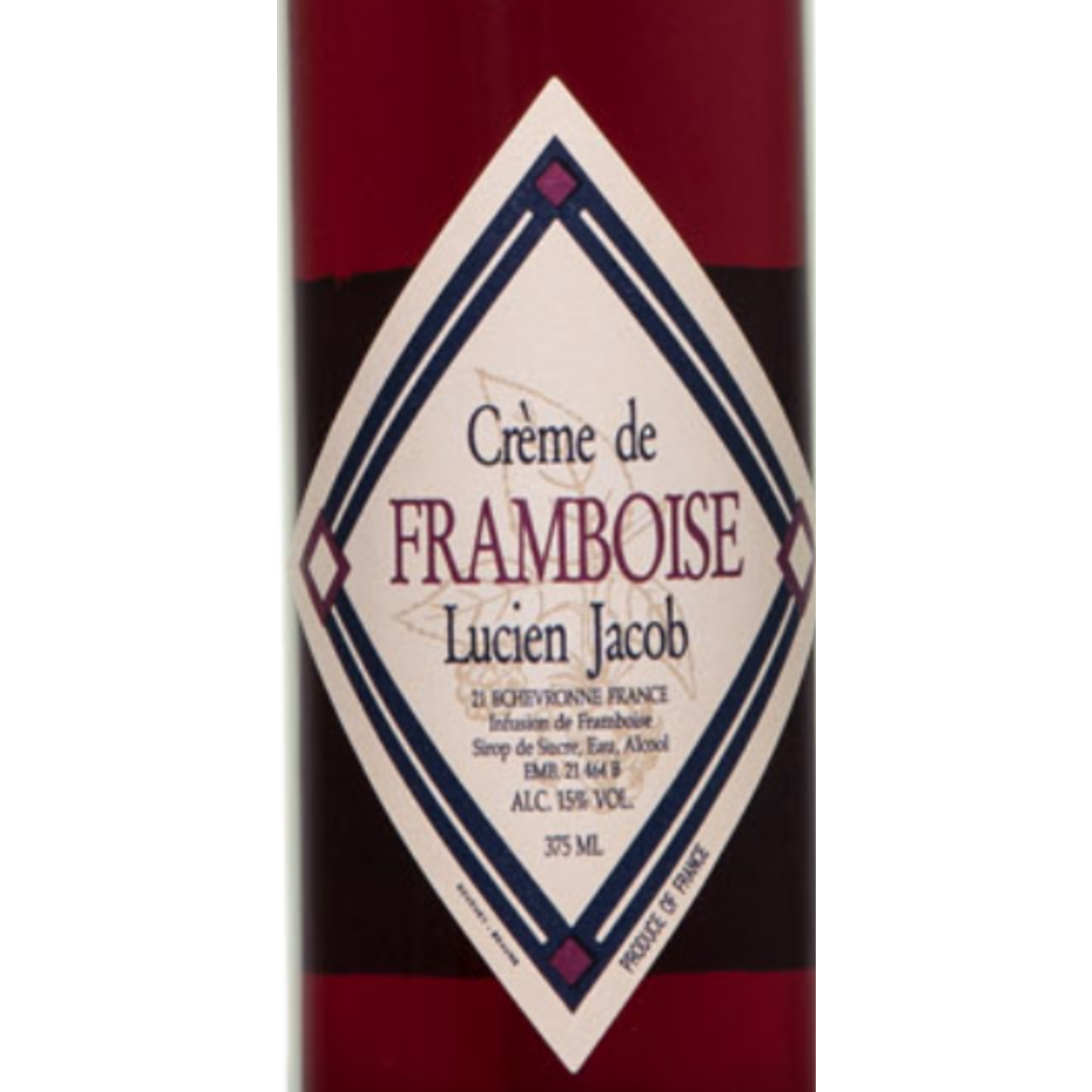 Lucien Jacob Creme de Framboise, Domaine Lucien Jacob Raspberry Liquor