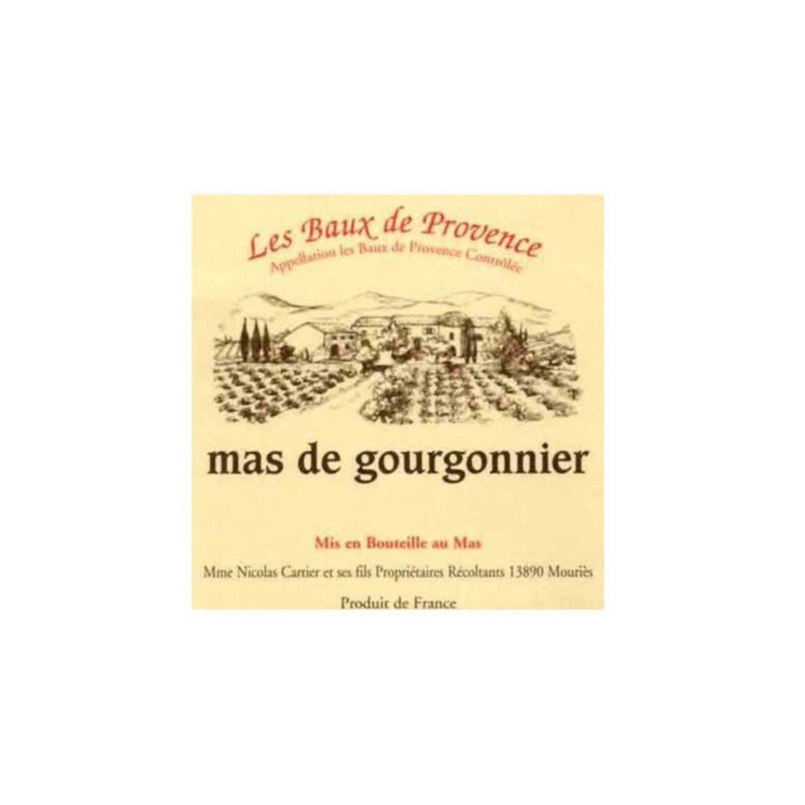 Les Baux de Provence Les Baux de Provence Mas de Gourgonnier France Organic