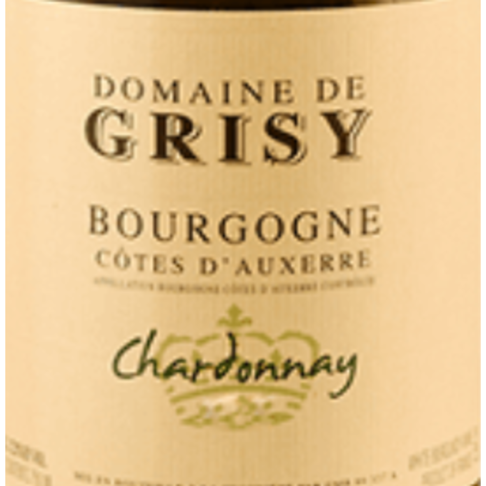 Domaine de Grisy Chardonnay Touraine Blanc Bourgogne Côtes d'Auxerre 2022 France